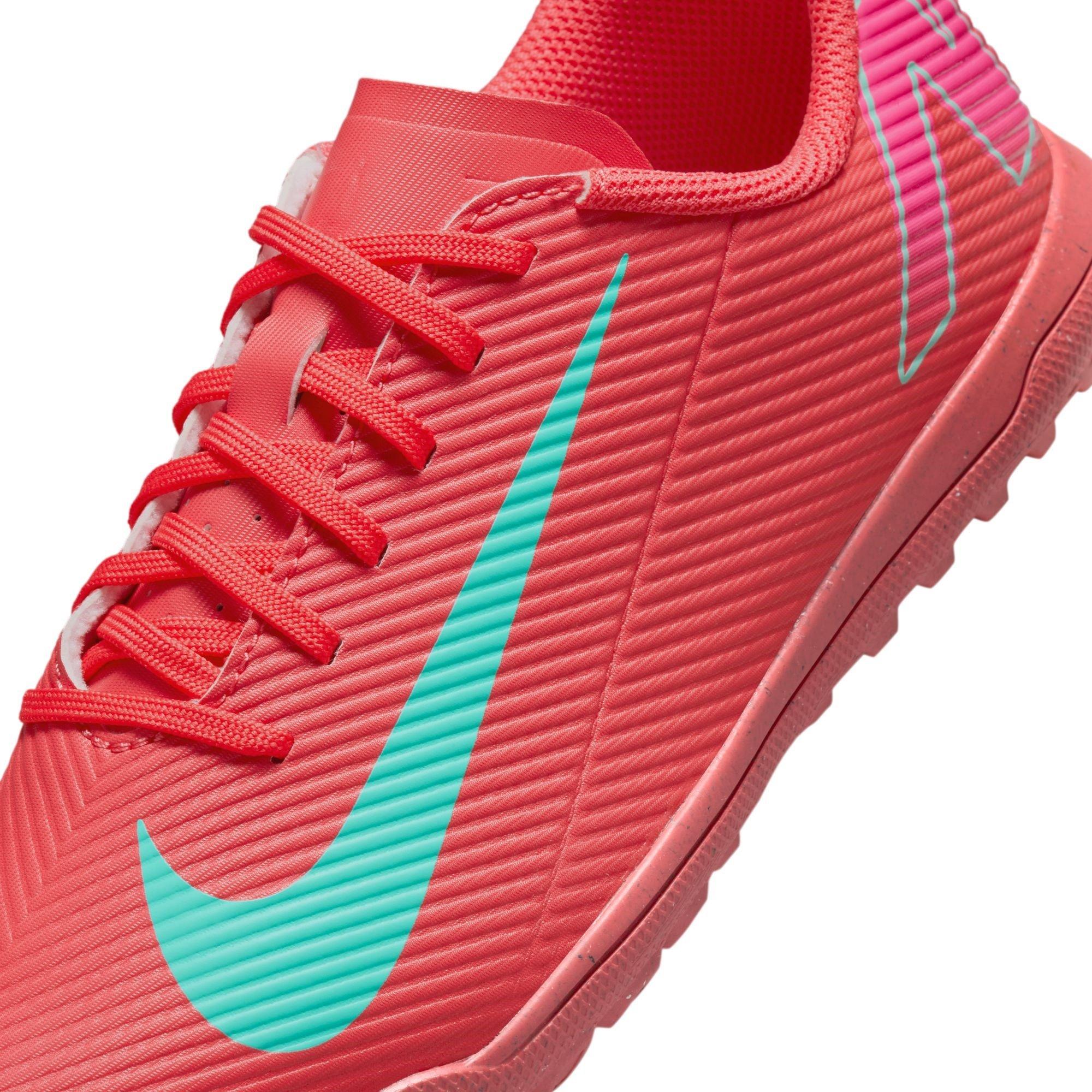 Rød/Grøn - Nike - Mercurial Vapor 16 Club Juniors Astro Turf Football Boots - 7