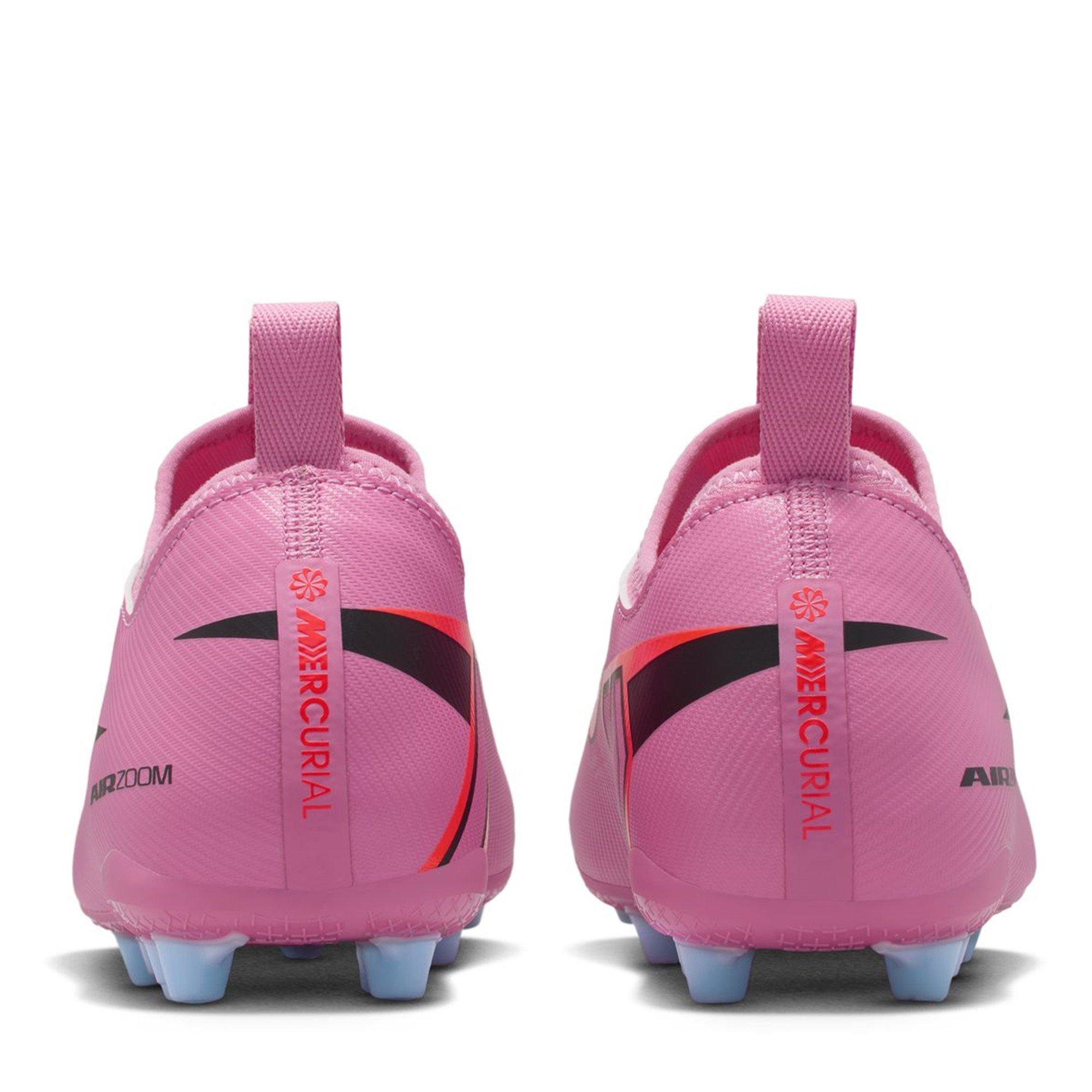 Lyserød/sort - Nike - Zoom Mercurial Vapor 16 Academy Juniors Artificial Ground Football Boots - 5