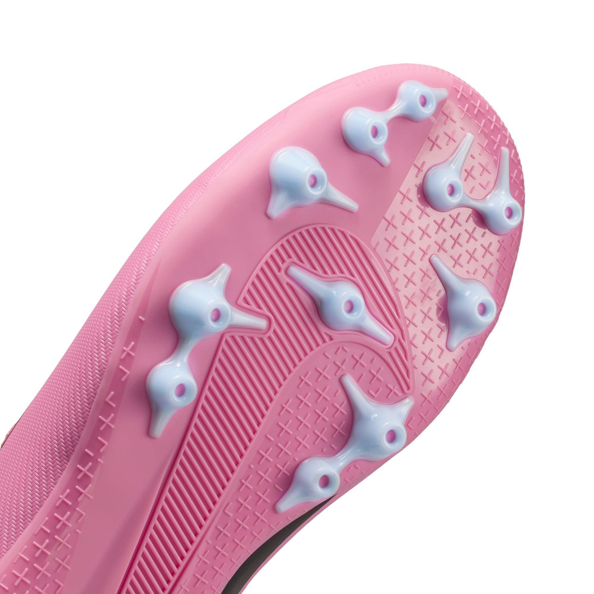 Lyserød/sort - Nike - Zoom Mercurial Vapor 16 Academy Juniors Artificial Ground Football Boots - 9