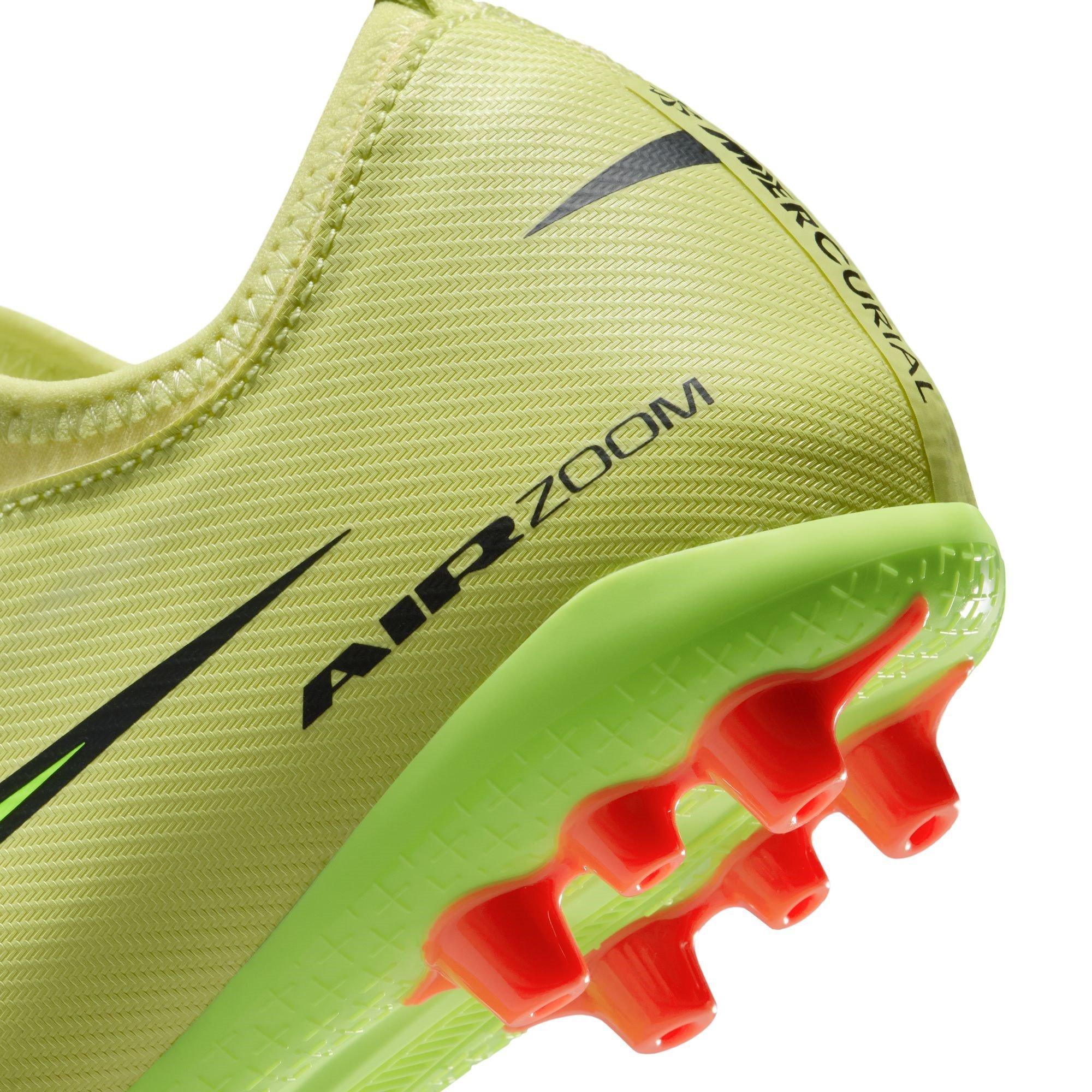 Volt/Crimson - Nike - Zoom Mercurial Vapor 16 Academy Juniors Artificial Ground Football Boots - 8