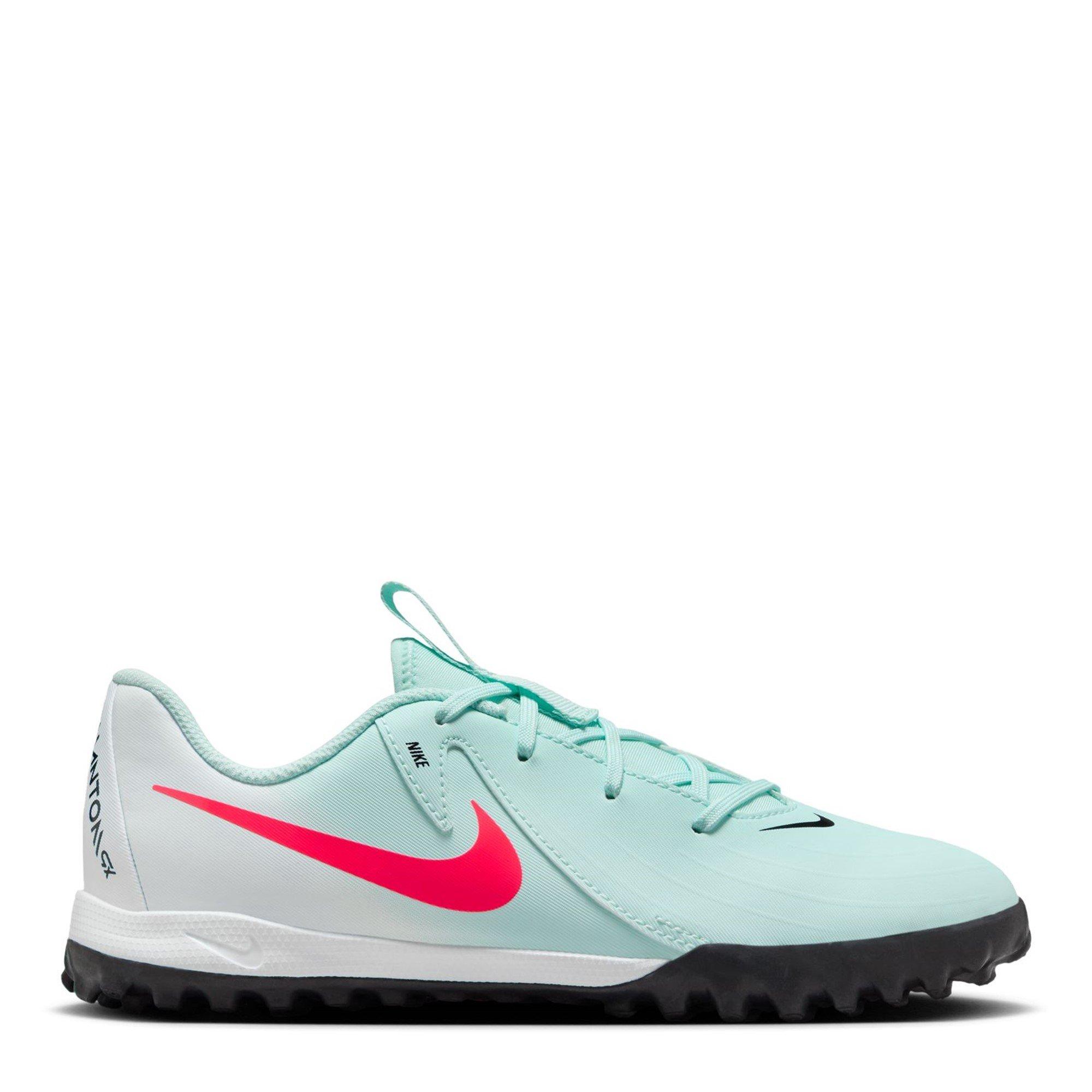 Mint/Rød - Nike - Phantom GX 2 Club Junior Astro Turf Football Boots - 1