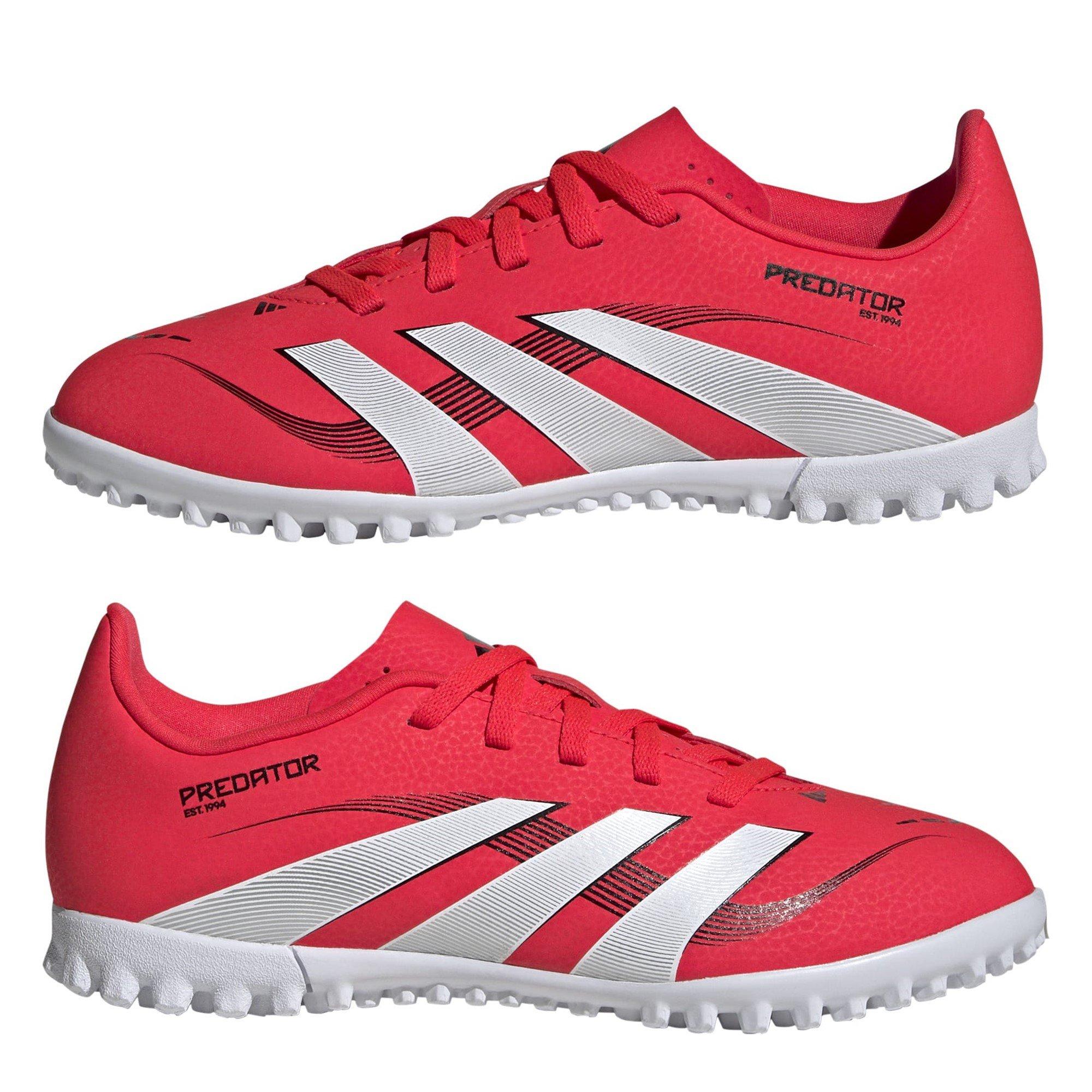 Rot/Weiß - adidas - Predator Club Junior Astro Turf Football Boots - 9