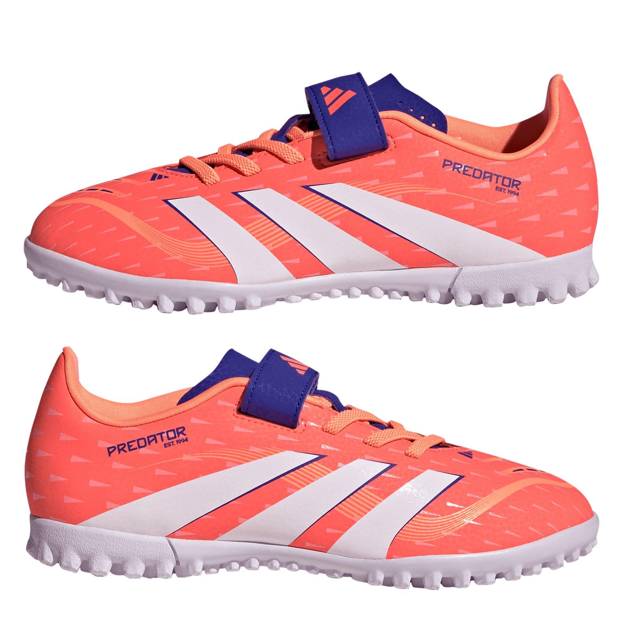 Orange/White - adidas - Predator Club Junior Astro Turf Football Boots - 9