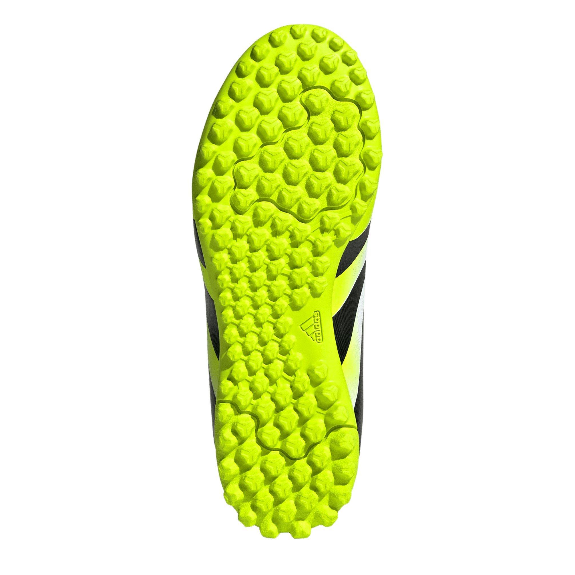 White/Blk/Lemon - adidas - Predator Club Junior Astro Turf Football Boots - 6