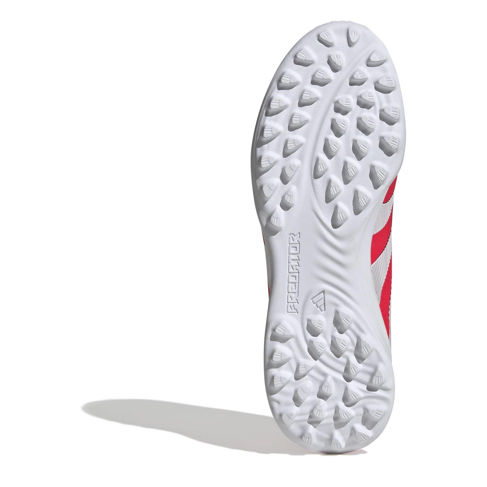 Rot/Weiß - adidas - Predator League Laceless Juniors Astro Turf Football Boots - 6
