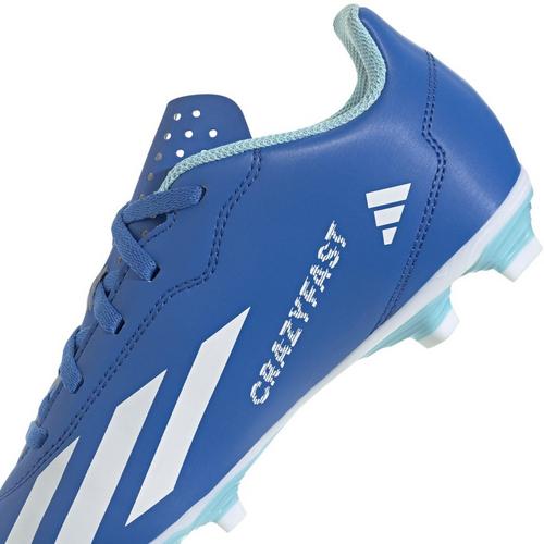 B.Royal/Wht/Red - adidas - X Crazyfast.4 Juniors Firm Ground Football Boots - 7
