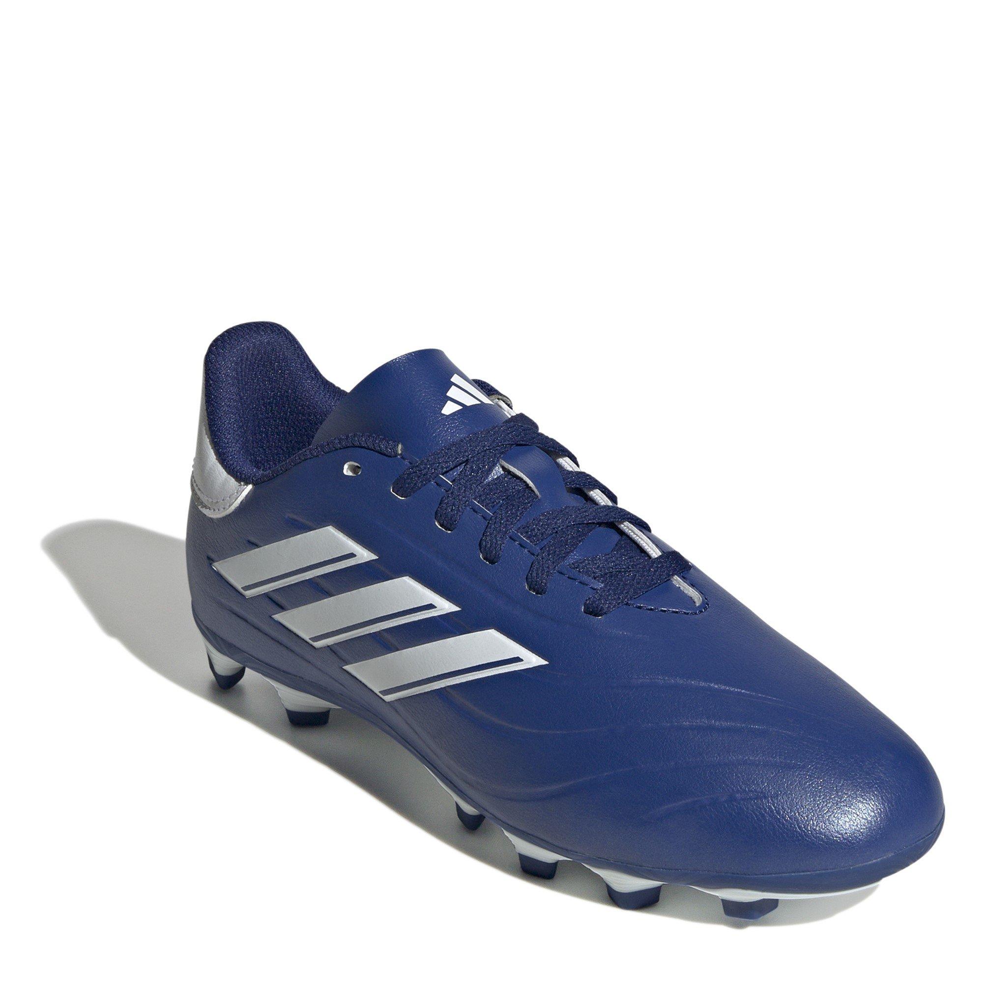 Blue/Wht/S.Red - adidas - Copa Pure II.4 Juniors Flexible Ground Football Boots - 3