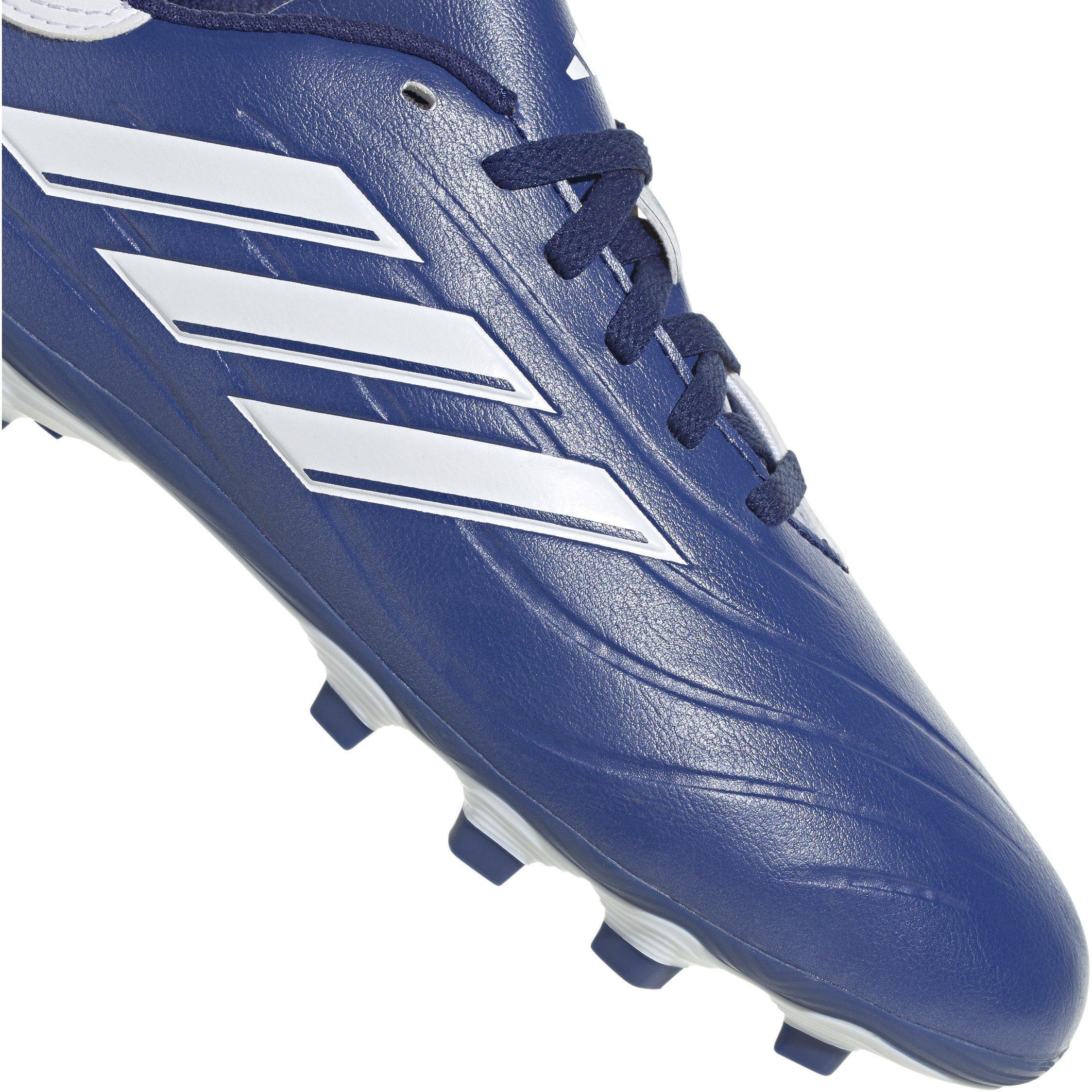 Blue/Wht/S.Red - adidas - Copa Pure II.4 Juniors Flexible Ground Football Boots - 7
