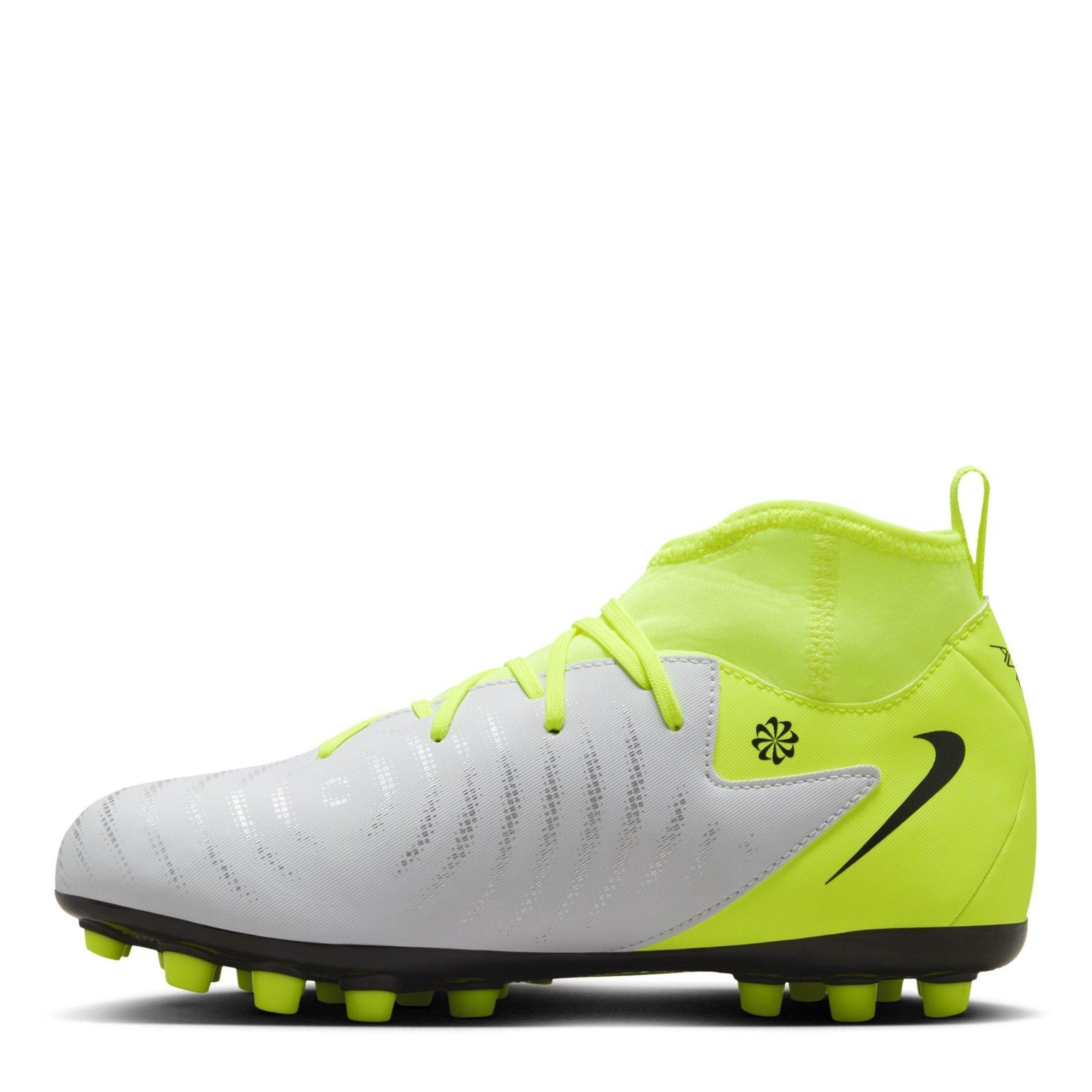 Sølv/Volt - Nike - Phantom Luna II Academy Juniors Artificial Ground Football Boots - 2