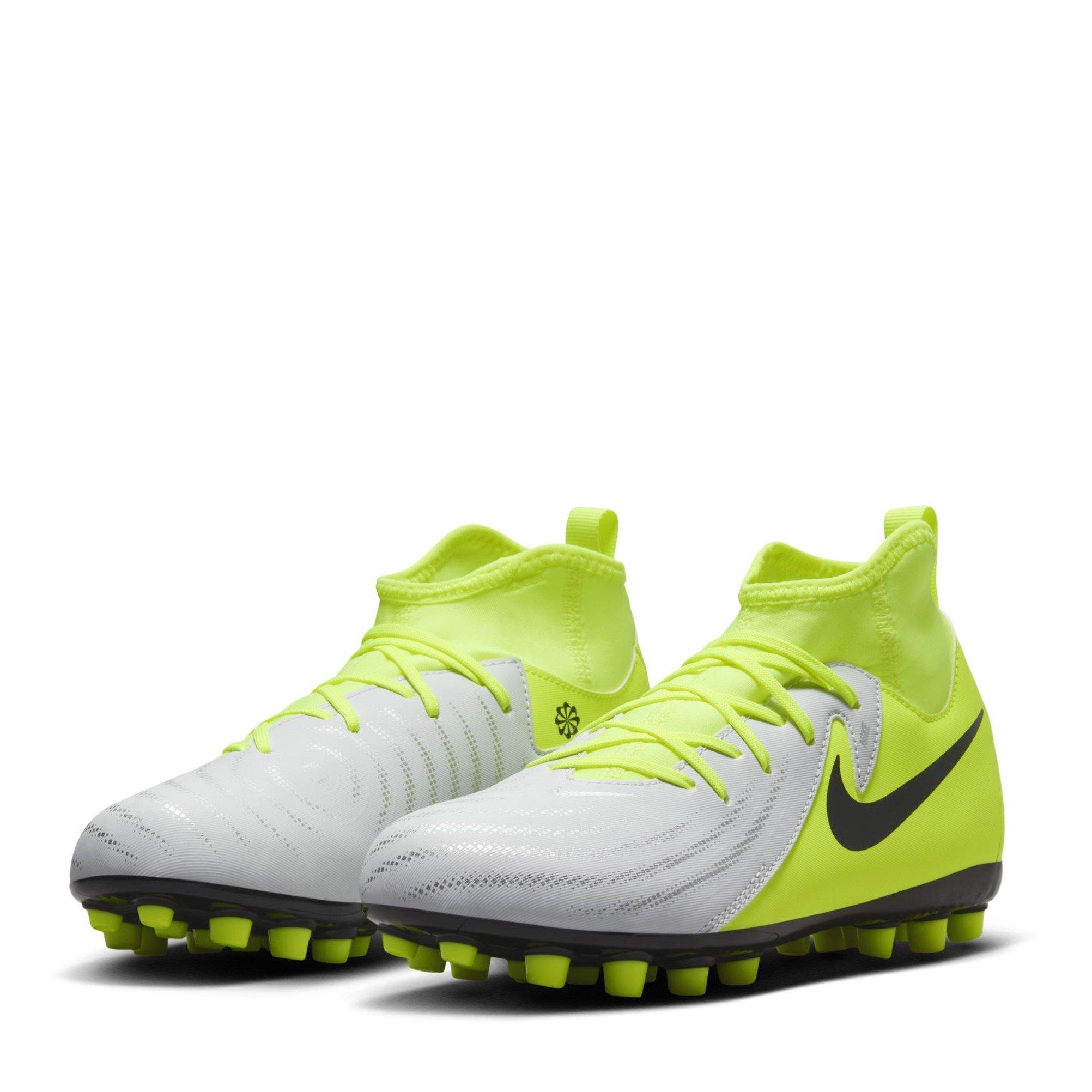 Sølv/Volt - Nike - Phantom Luna II Academy Juniors Artificial Ground Football Boots - 4