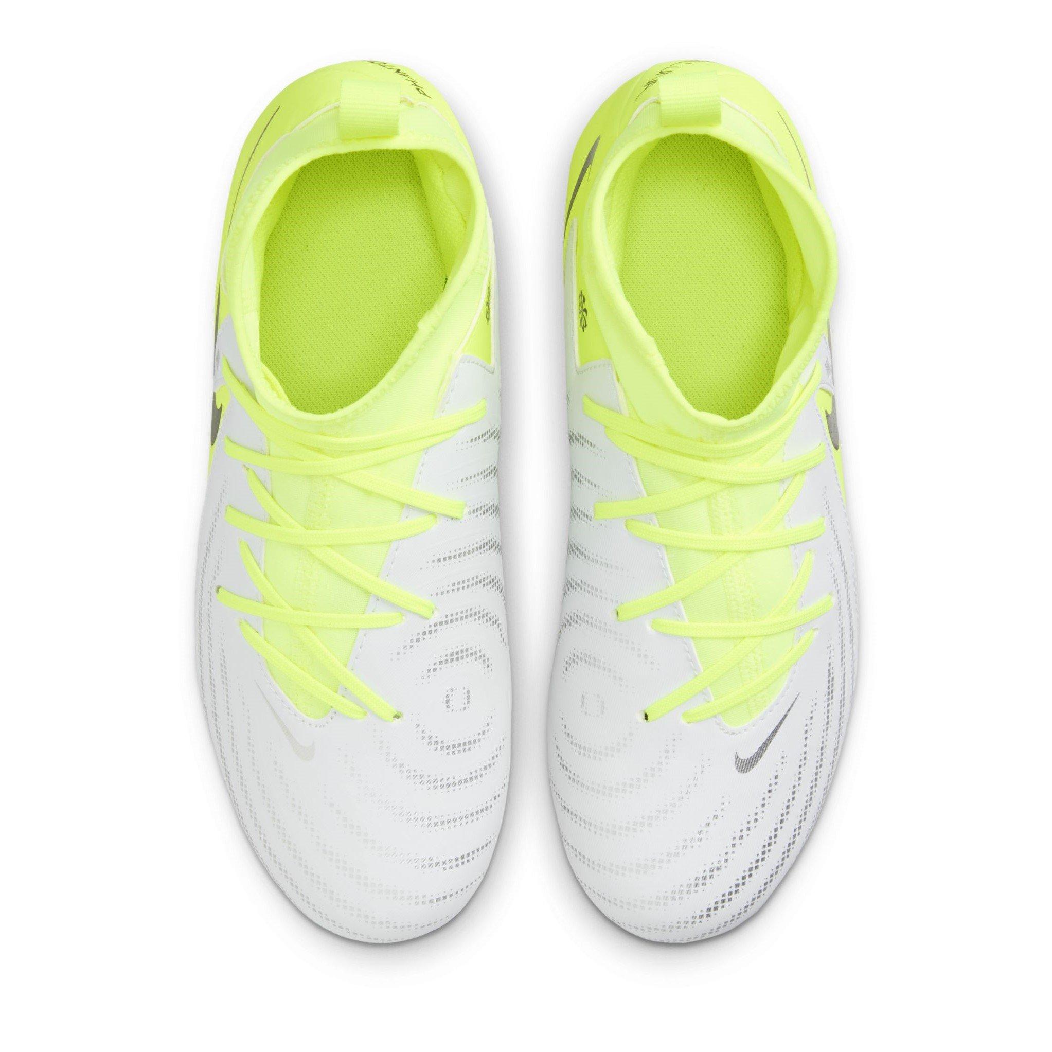 Sølv/Volt - Nike - Phantom Luna II Academy Juniors Artificial Ground Football Boots - 5