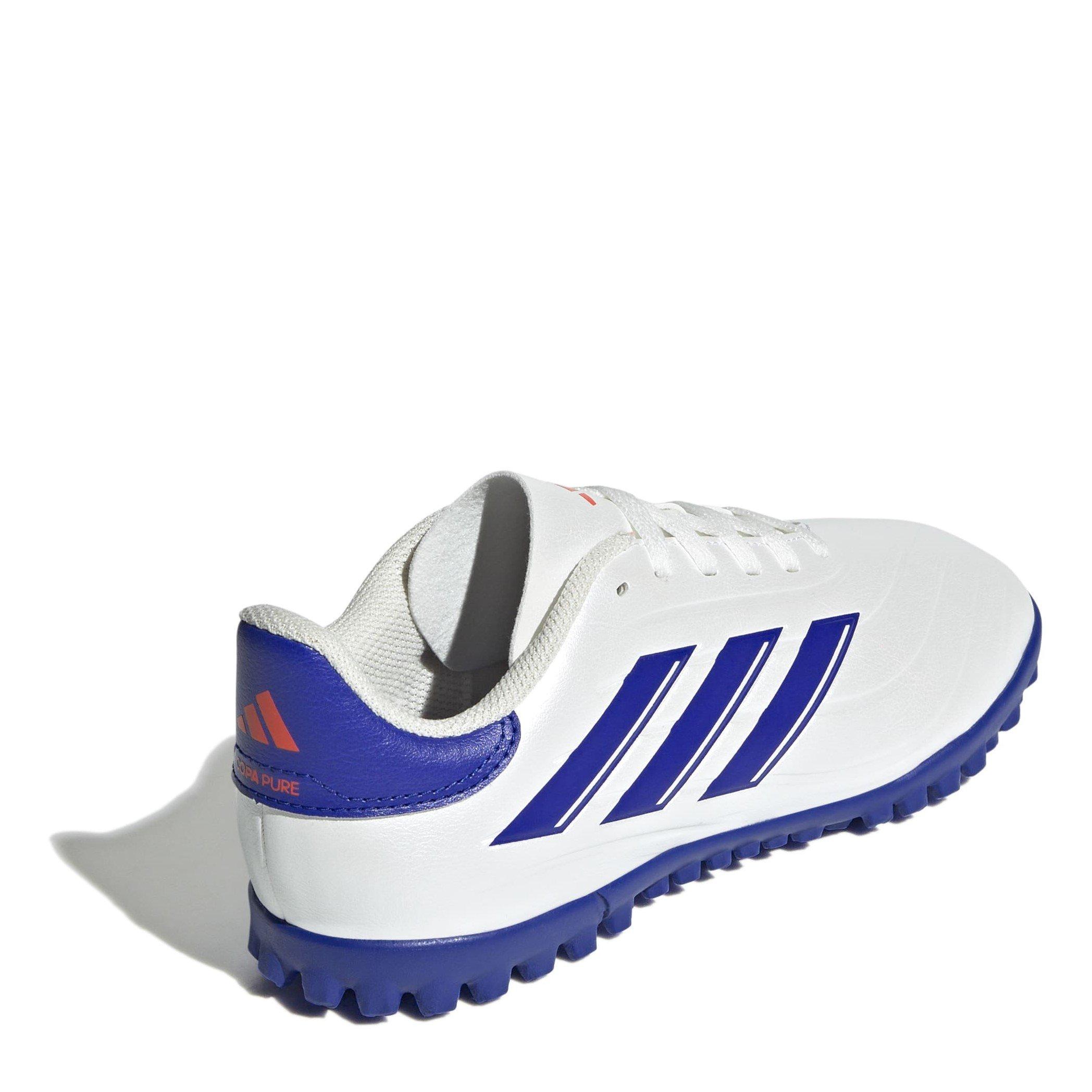White/Blue - adidas - Copa Pure 2 Club Junior Astro Turf Football Boots - 4
