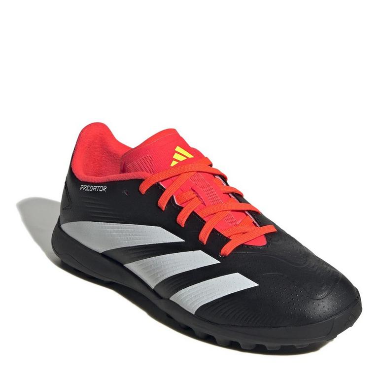 Noir/Blanc/Rouge - adidas - Predator 24 League Junior Astro Turf Football Boots - 3