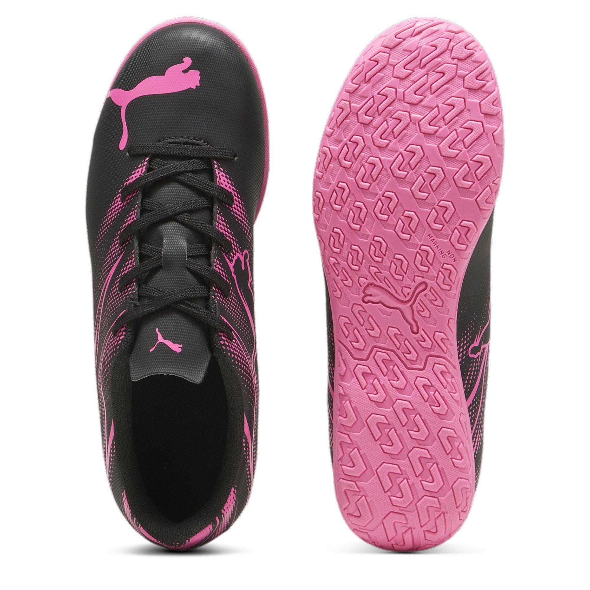 Blk-Poison Pink - Puma - PUMA ATTACANTO Juniors Indoor Football Boots - 3