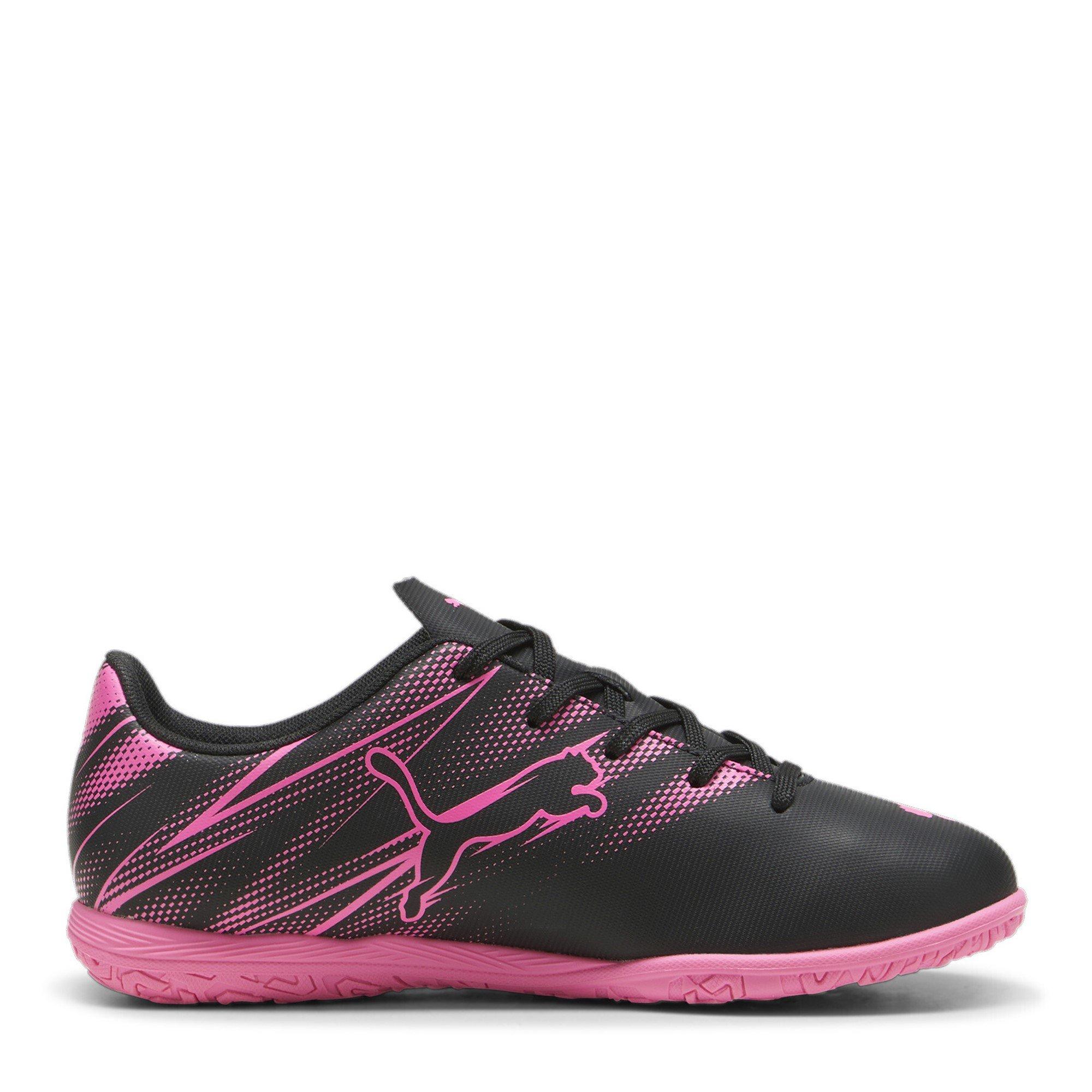 Blk-Poison Pink - Puma - PUMA ATTACANTO Juniors Indoor Football Boots - 4