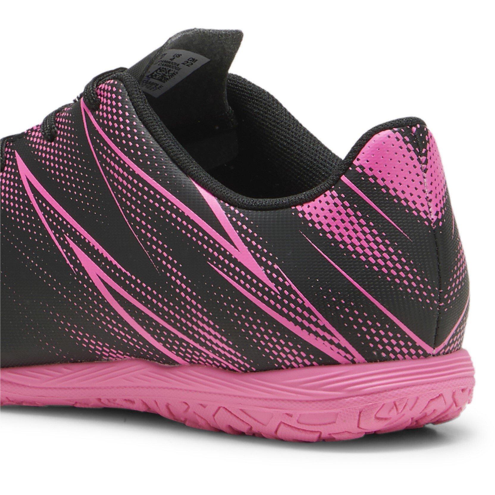 Blk-Poison Pink - Puma - PUMA ATTACANTO Juniors Indoor Football Boots - 5