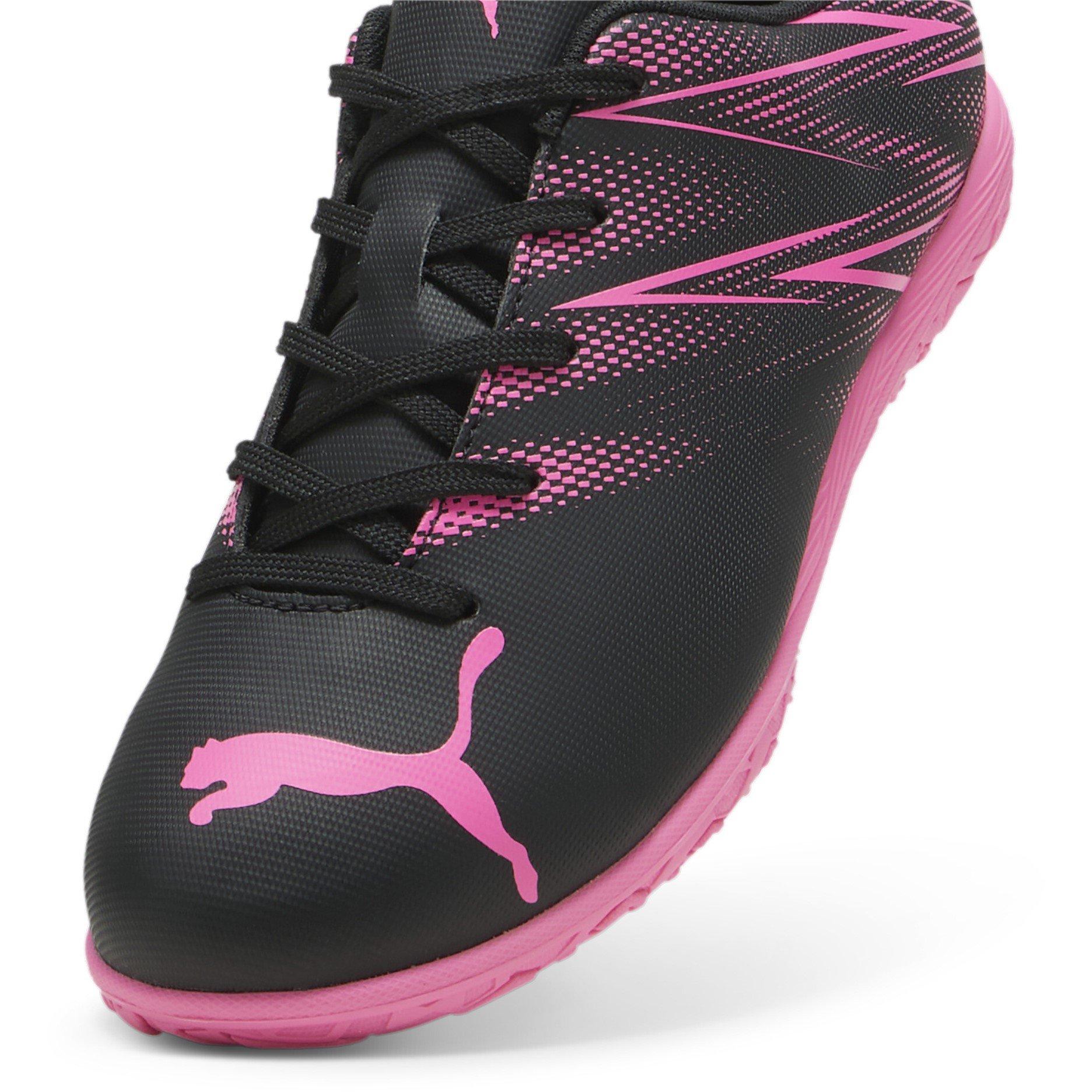Blk-Poison Pink - Puma - PUMA ATTACANTO Juniors Indoor Football Boots - 6