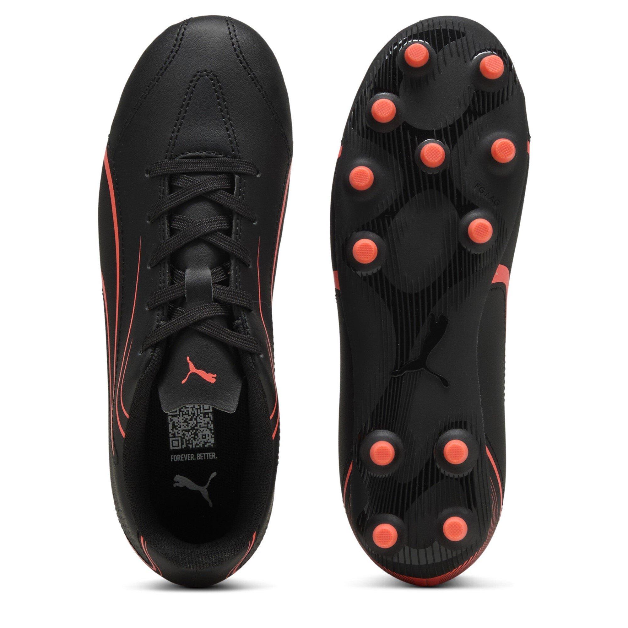 Blk-Glowing Red - Puma - VITORIA Juniors Firm Ground Football Boots - 3
