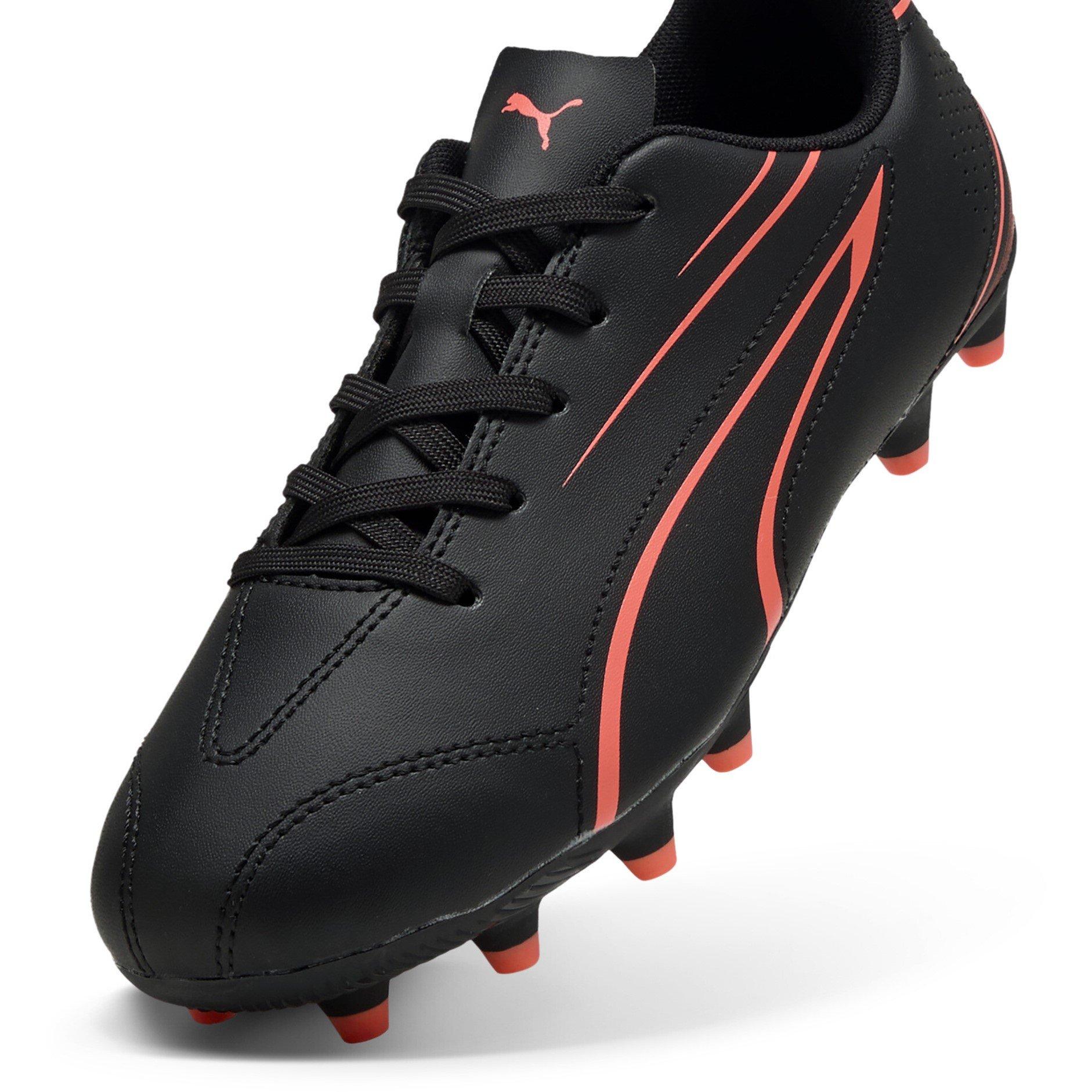 Blk-Glowing Red - Puma - VITORIA Juniors Firm Ground Football Boots - 6
