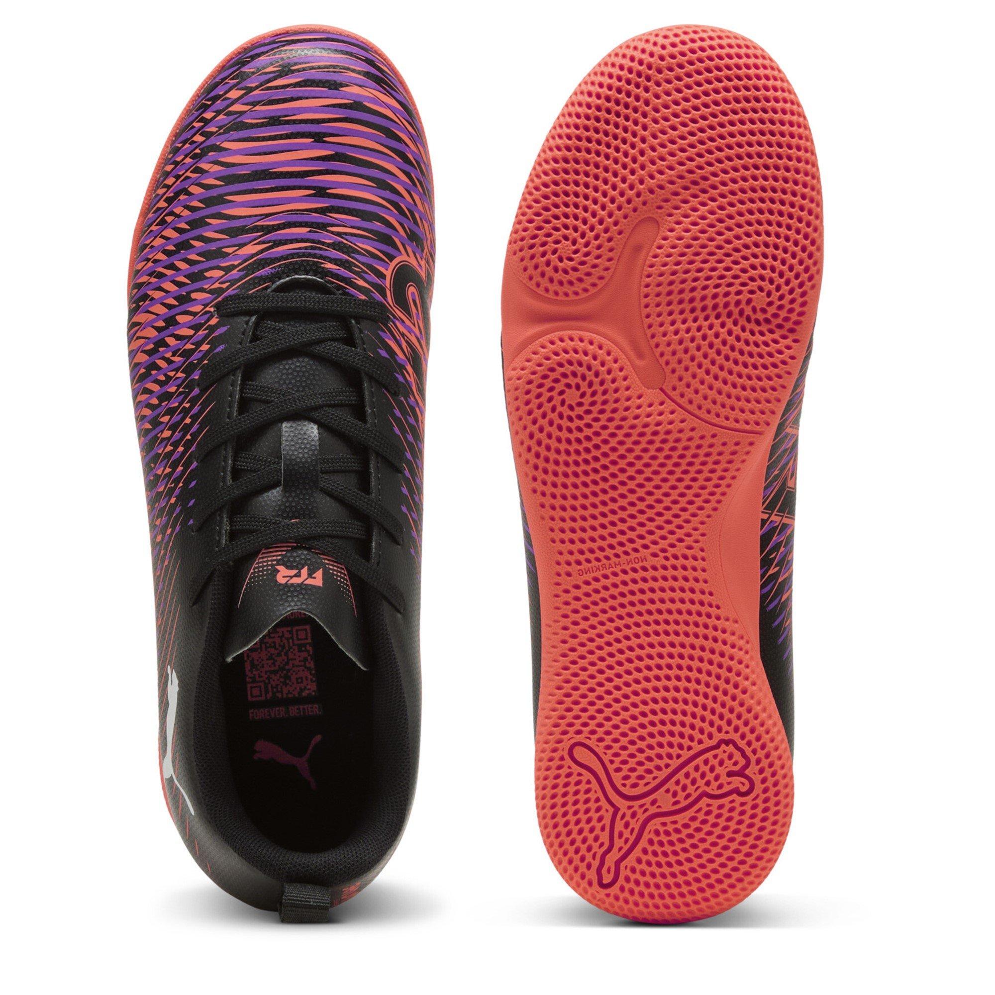 Blk-Wht-Glo Red - Puma - Future8 Play In Indoor Football Boots - 3