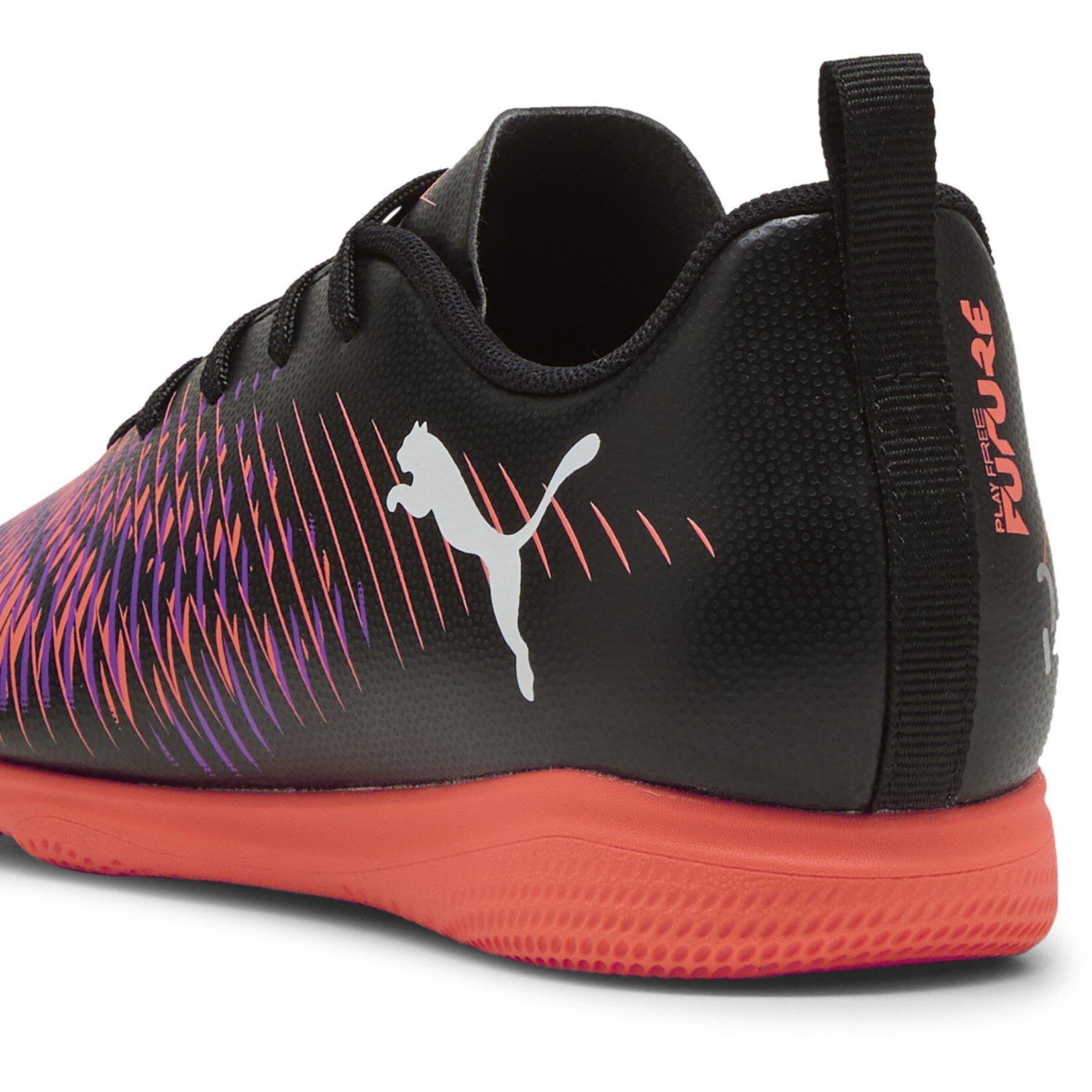 Blk-Wht-Glo Red - Puma - Future8 Play In Indoor Football Boots - 5