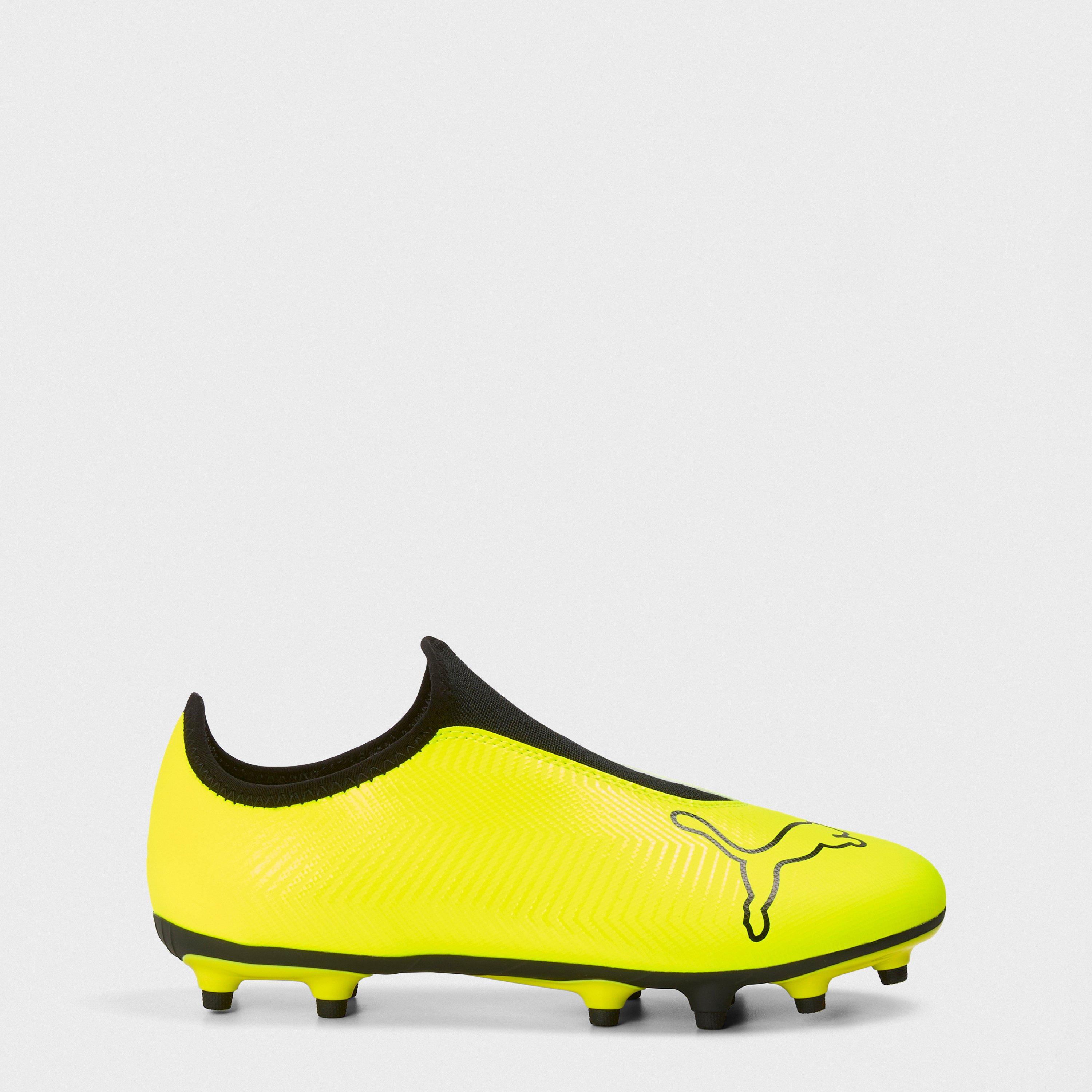 Puma Boys Finesse Firm Ground Football Boots Childrens - Yellow/Black - 5.5 (38.5)