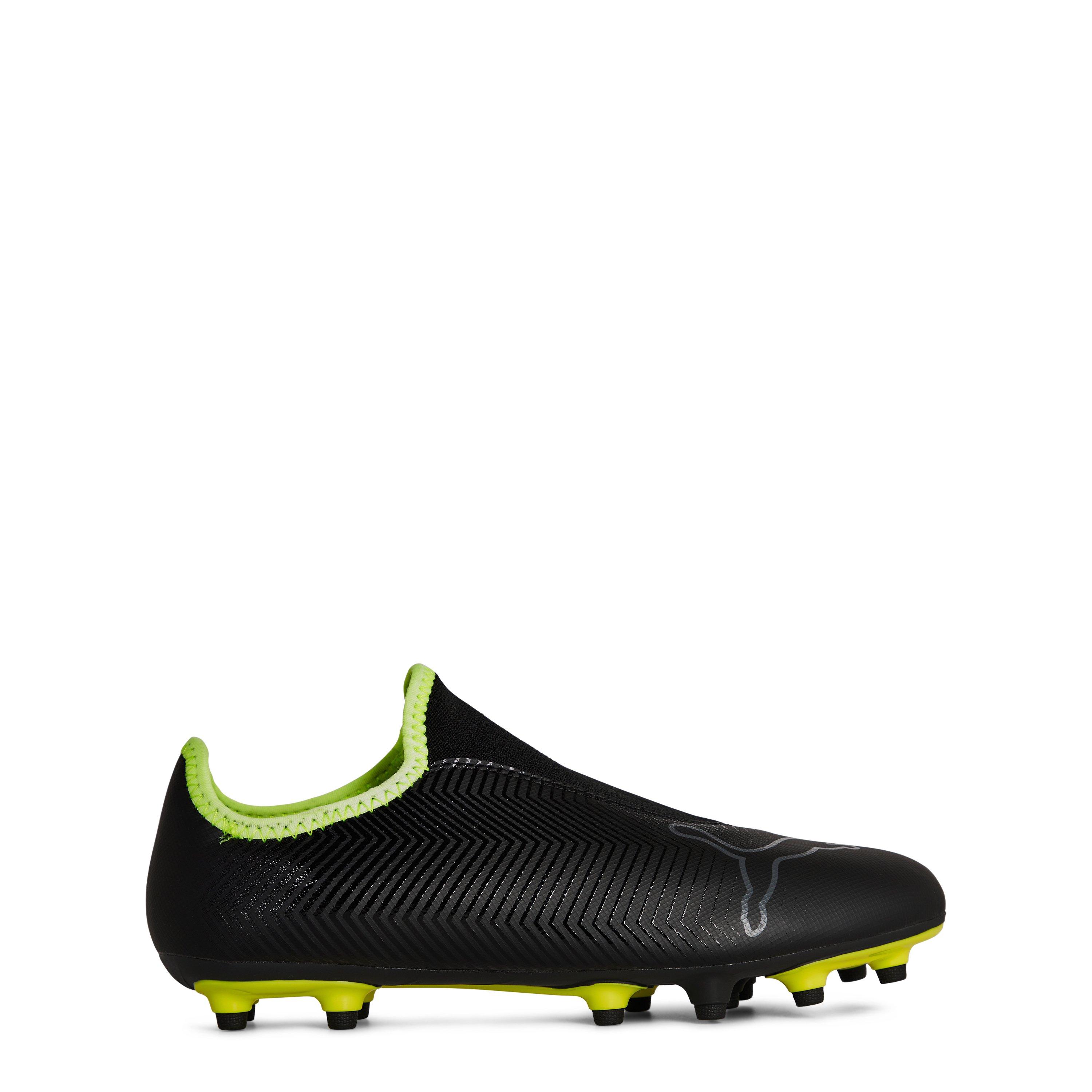 Puma Boys Finesse Firm Ground Football Boots Childrens - Black/Fluyellow - 5.5 (38.5)