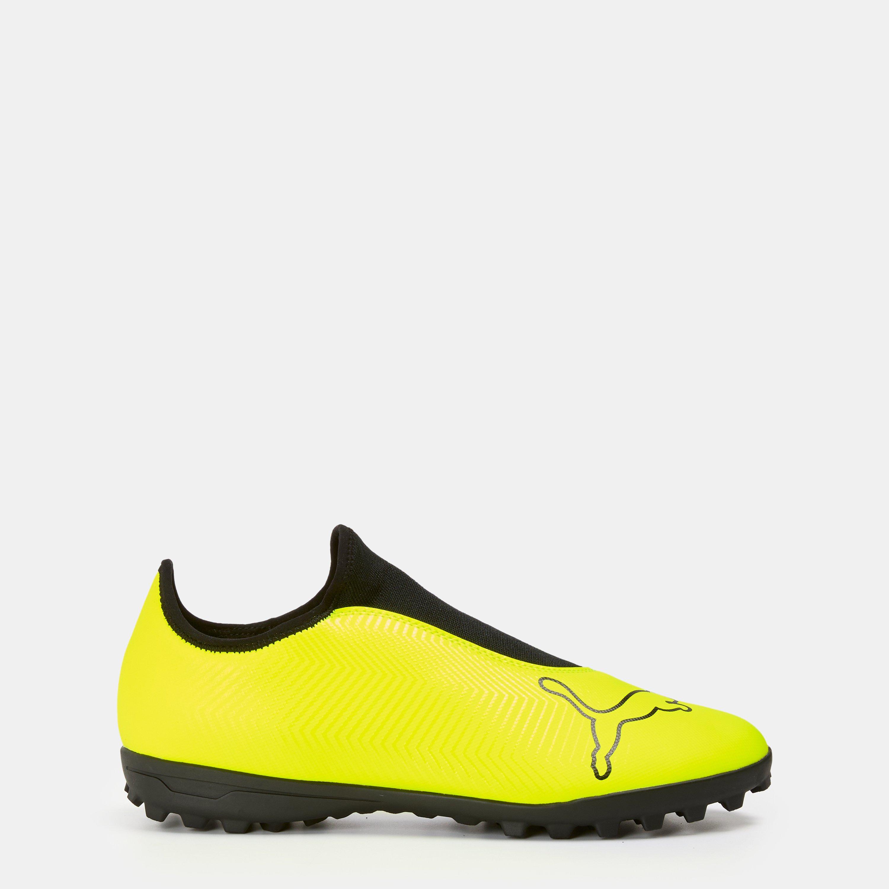 Puma Boys Finesse Astro Turf Football Boots Juniors - Yellow/Black - 5 (38)