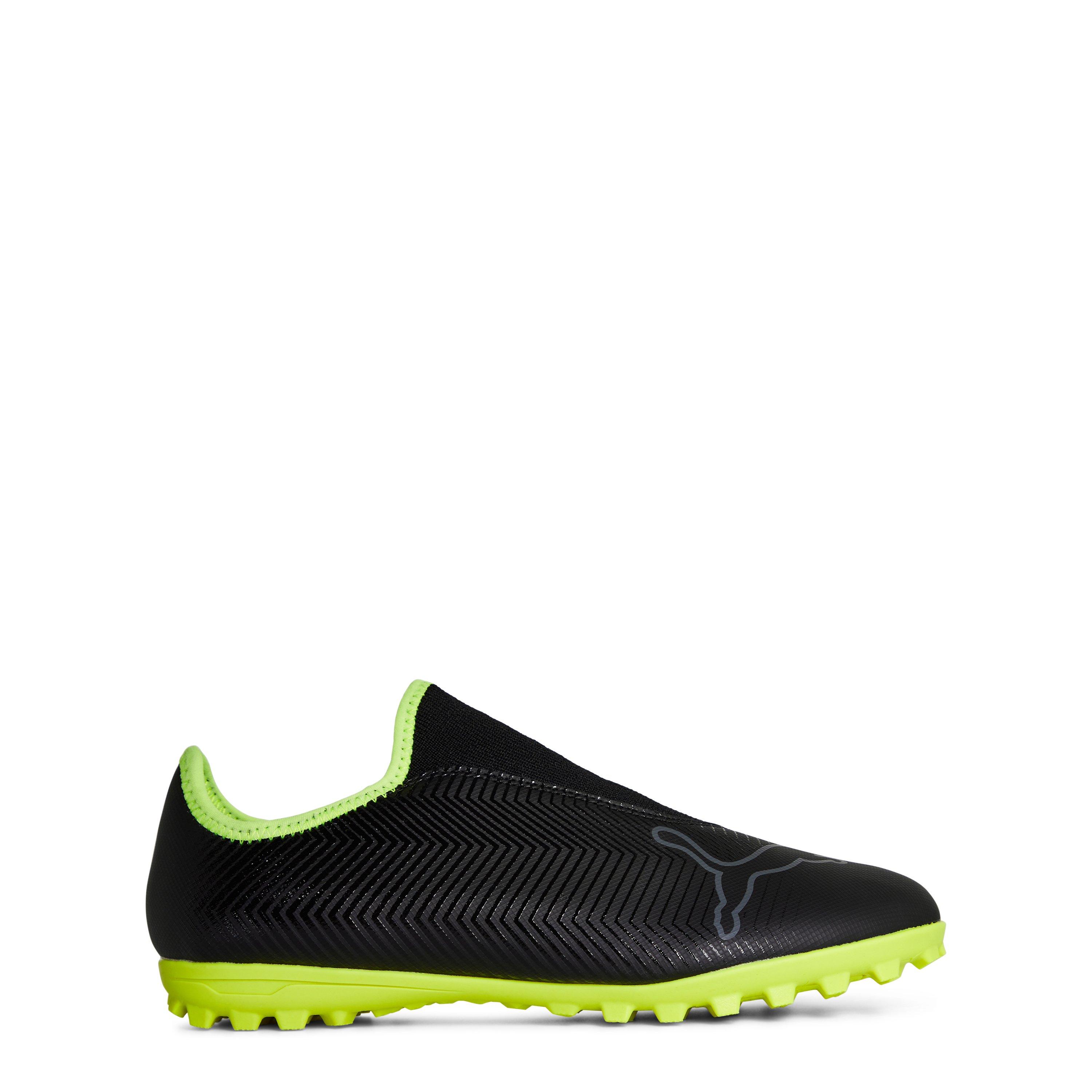 Puma Boys Finesse Astro Turf Football Boots Juniors - Black/Fluyellow - 5 (38)