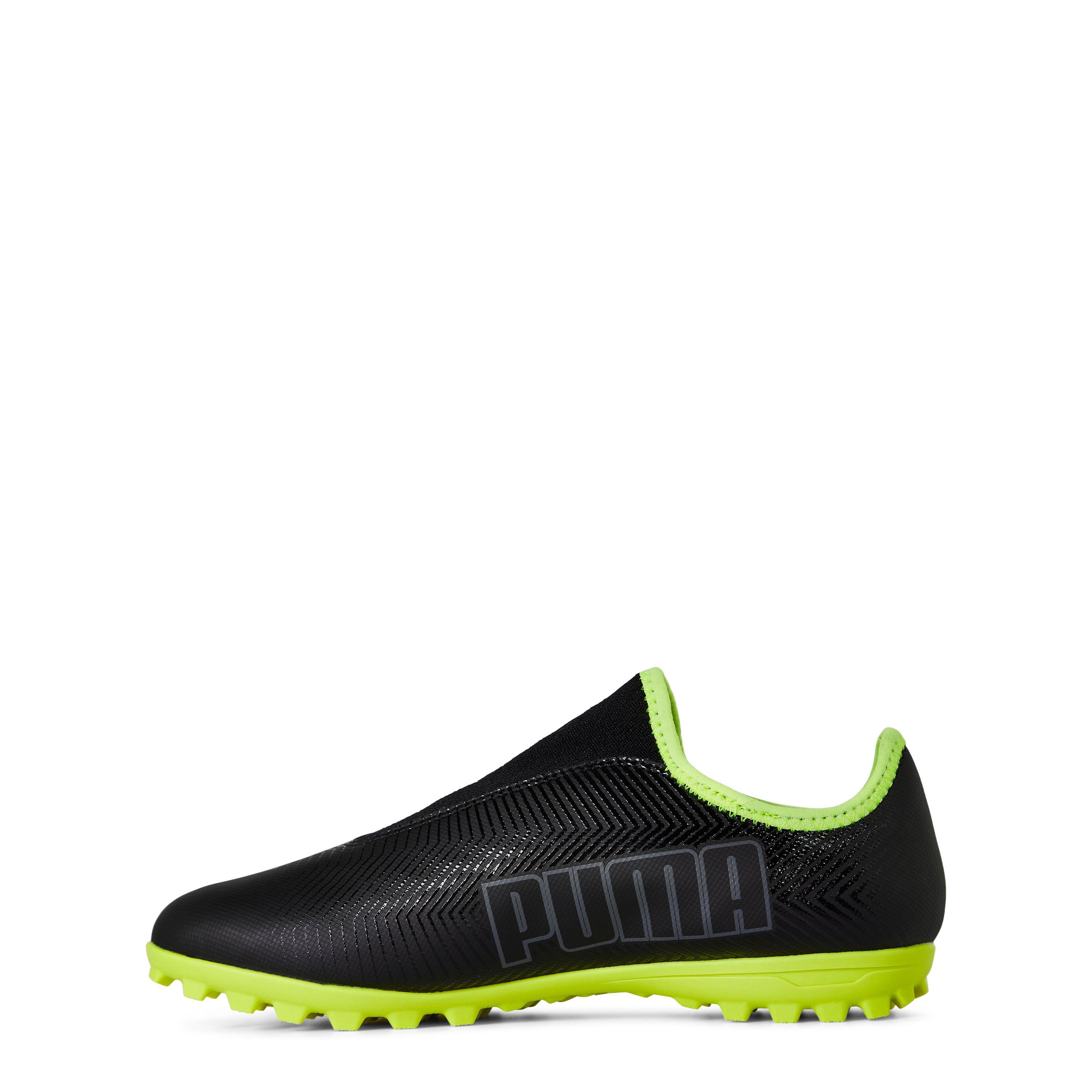 Zwart/Fluogeel - Puma - Finesse Astro Turf Football Boots Juniors - 2