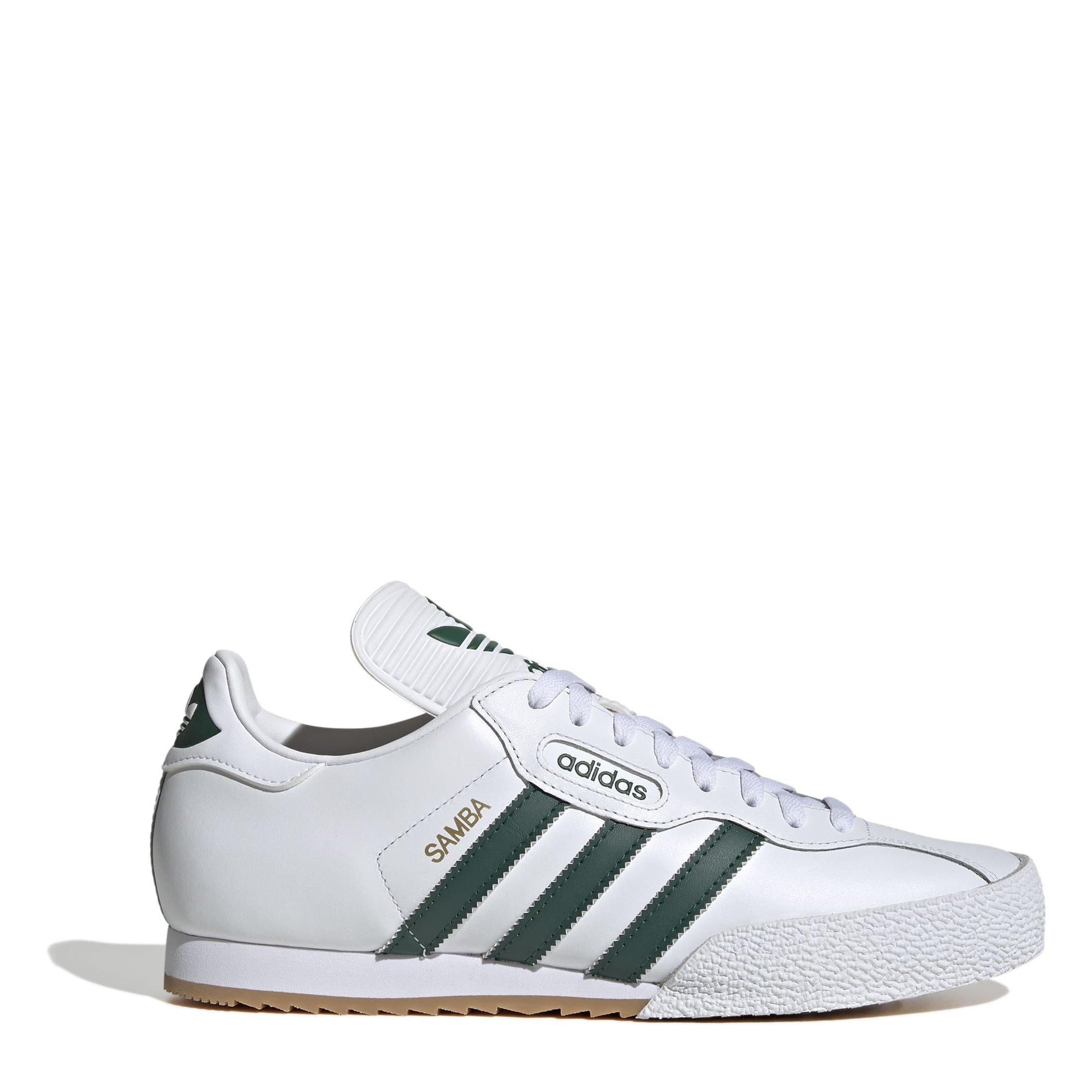 Weiß/Grün - adidas - Kids' Samba Super Low-Top Trainers - 1