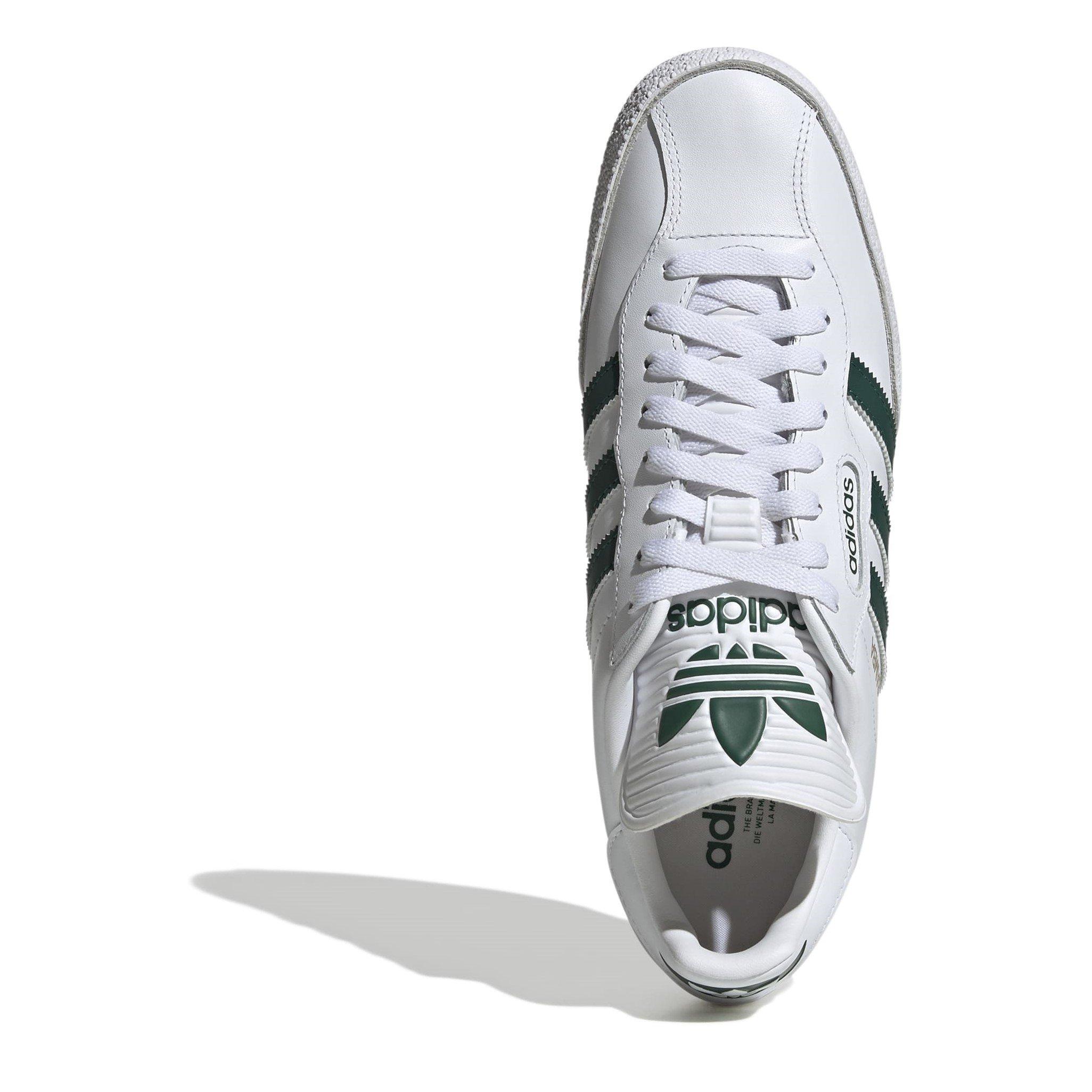White/Green - adidas - Samba Super Low-Top Trainers - 5
