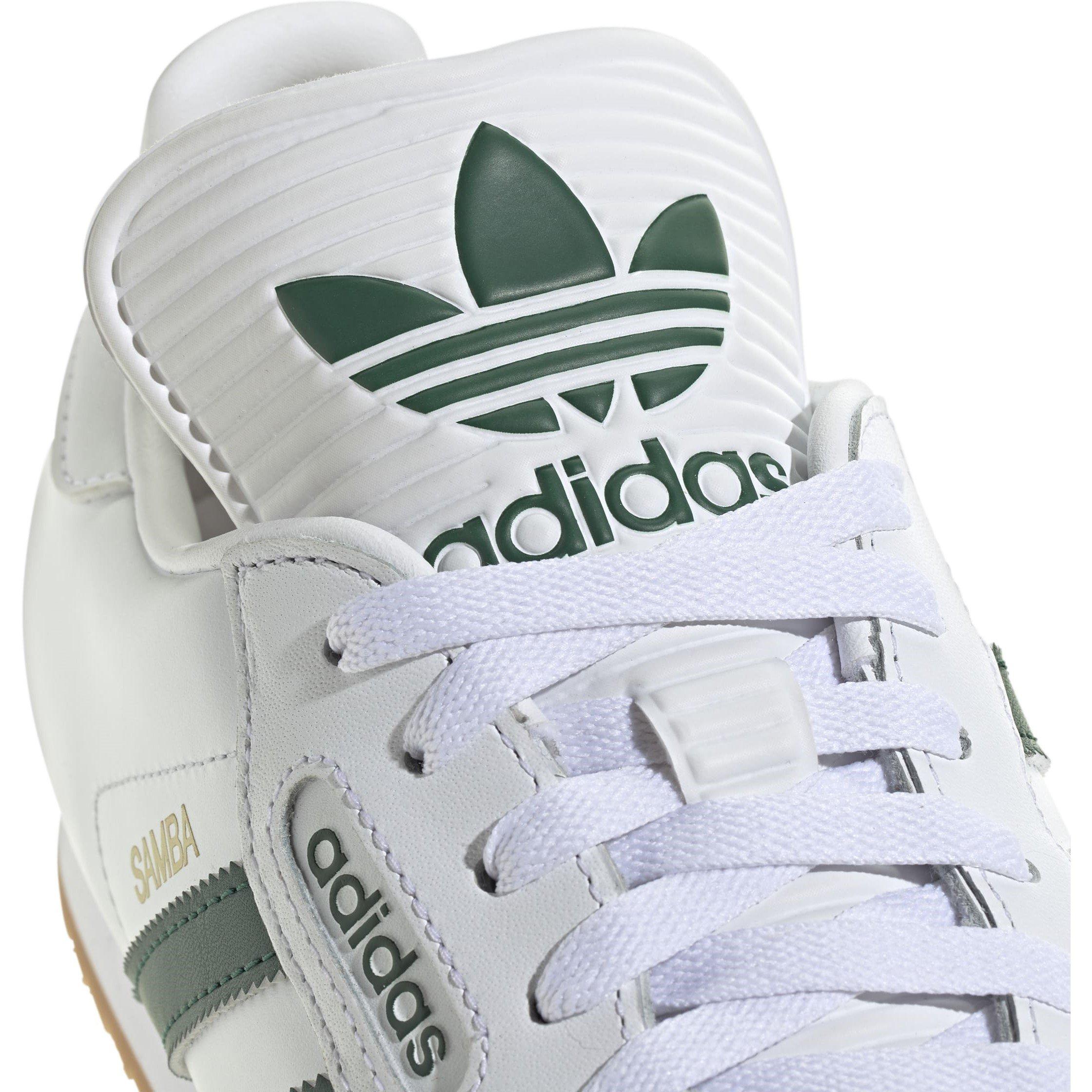White/Green - adidas - Samba Super Low-Top Trainers - 8
