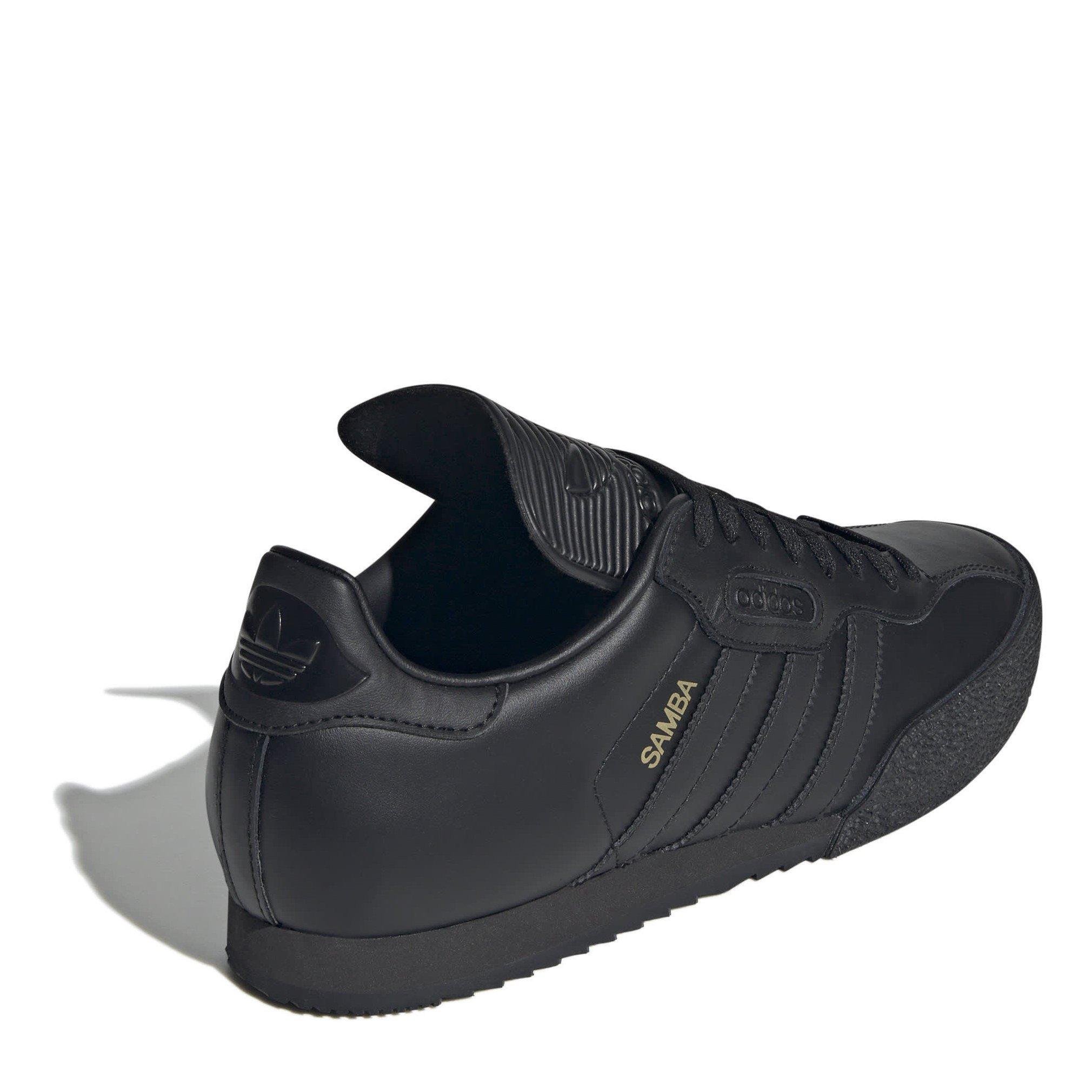 Black/Gold - adidas - Kids' Samba Super Low-Top Trainers - 4
