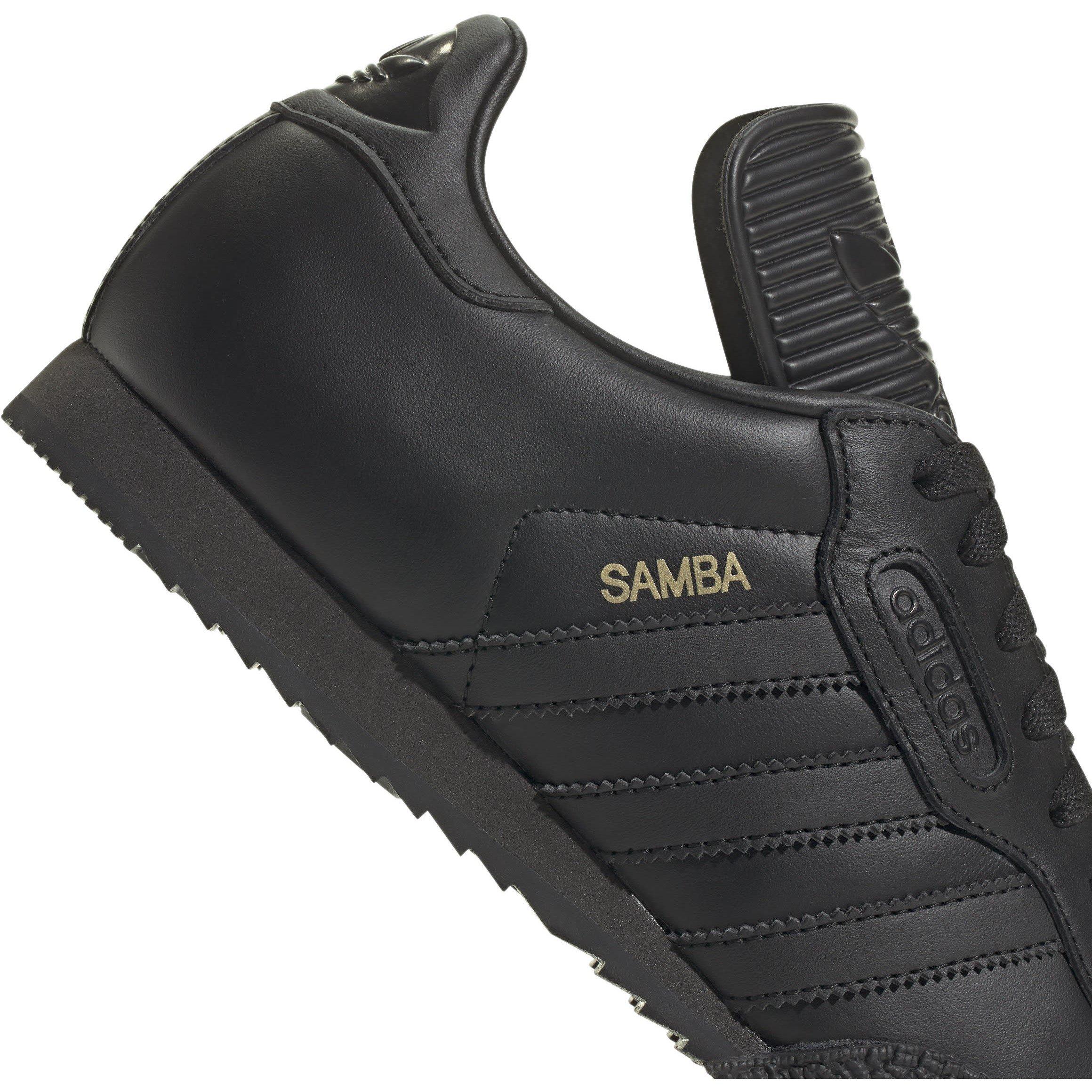 Black/Gold - adidas - Kids' Samba Super Low-Top Trainers - 7