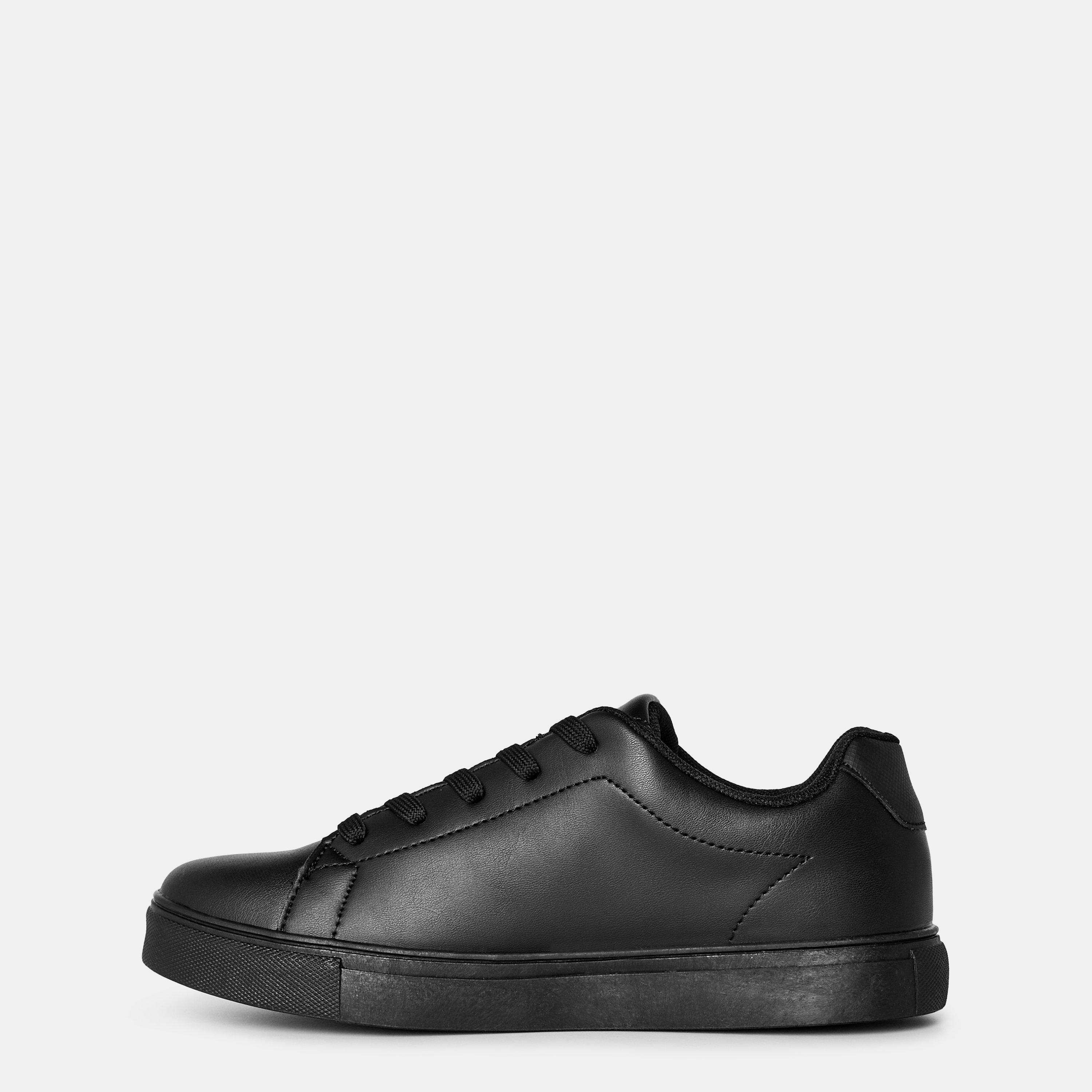 Black/Black - Boss - Logo Court Low Trainers - 2