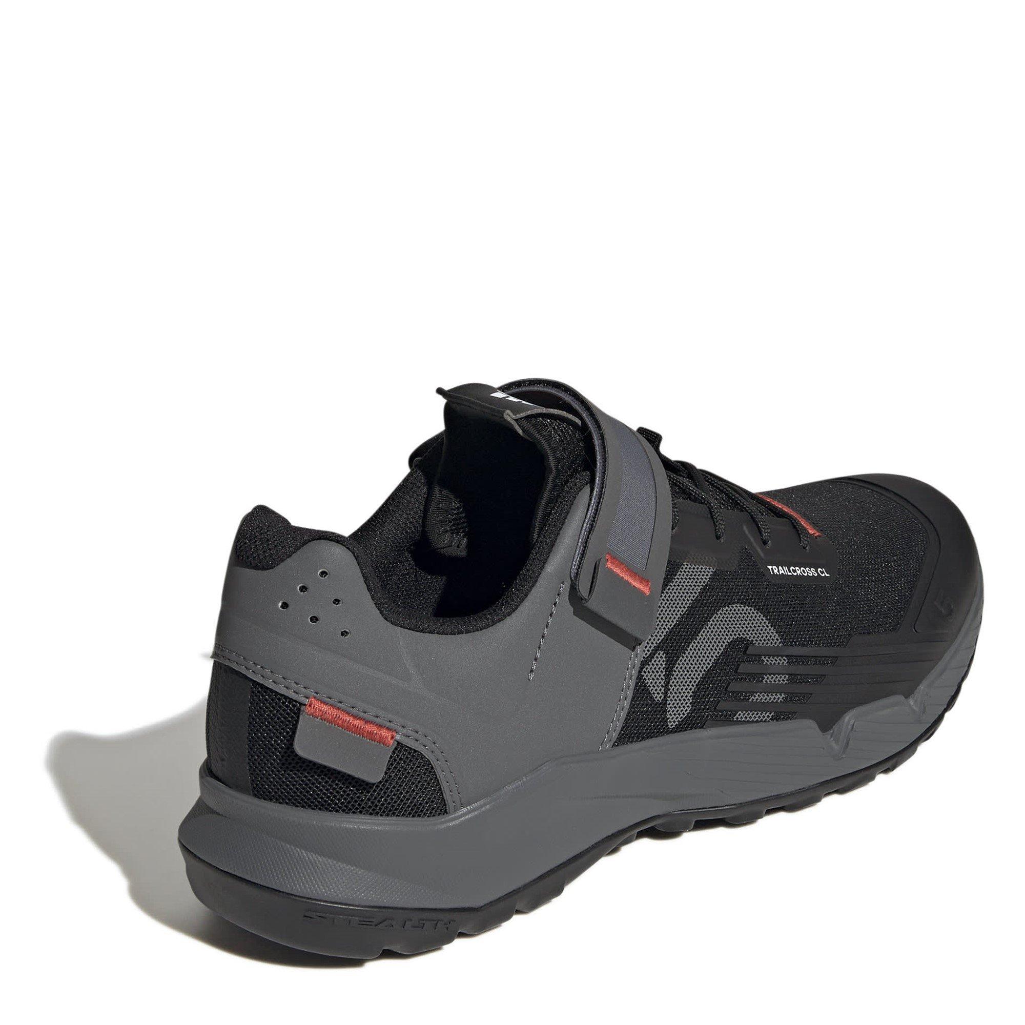 Core Black - adidas - Trailcross Clip-In Mountain Bike Shoes - 4