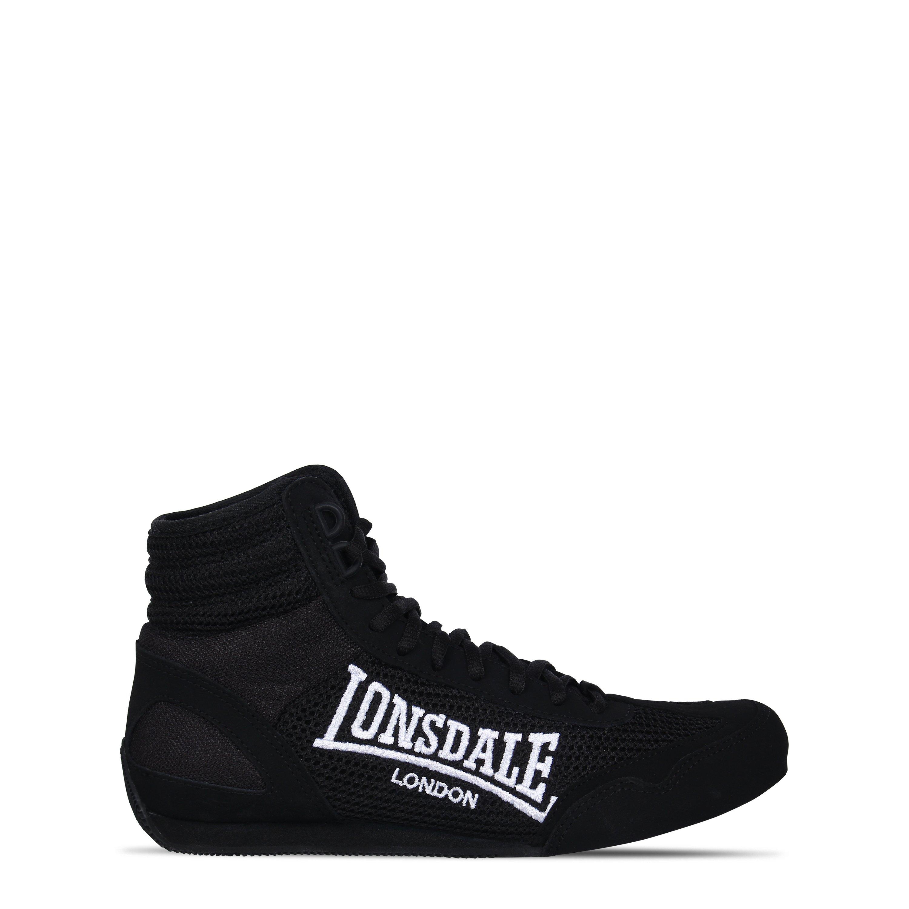 Preto/Branco - Lonsdale - Contender Junior Boxing Boots - 1