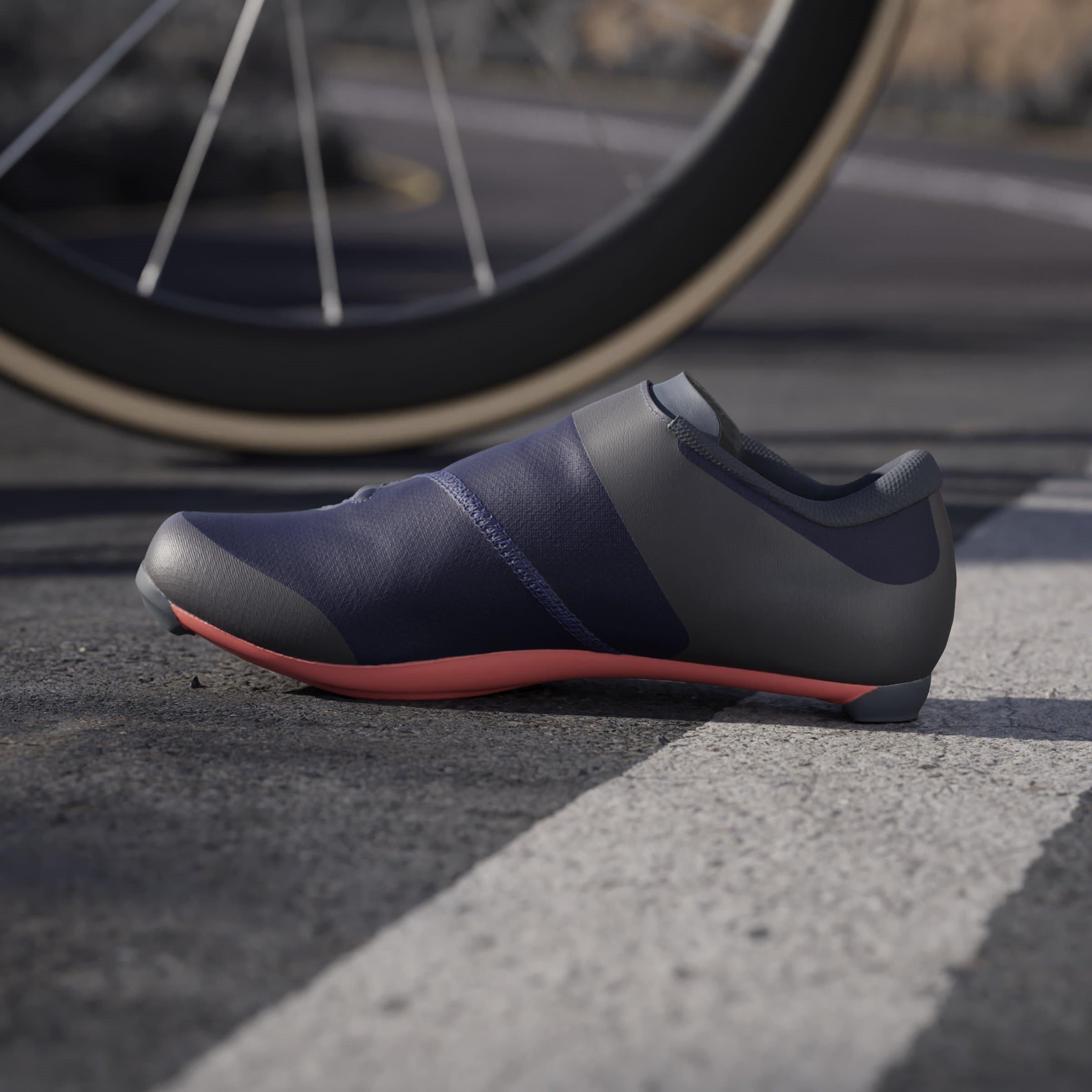 Tamno plava - adidas - Kids' Tempo Stripes Boa Road Cycling Shoes - 14