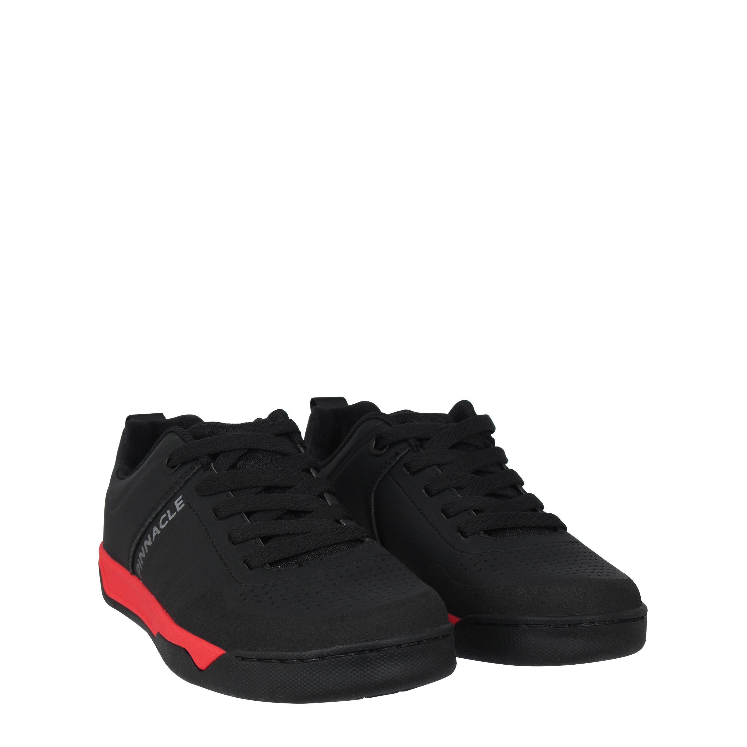 Preto/Vermelho - Pinnacle - Cedar Flat Junior Cycling Shoes - 3