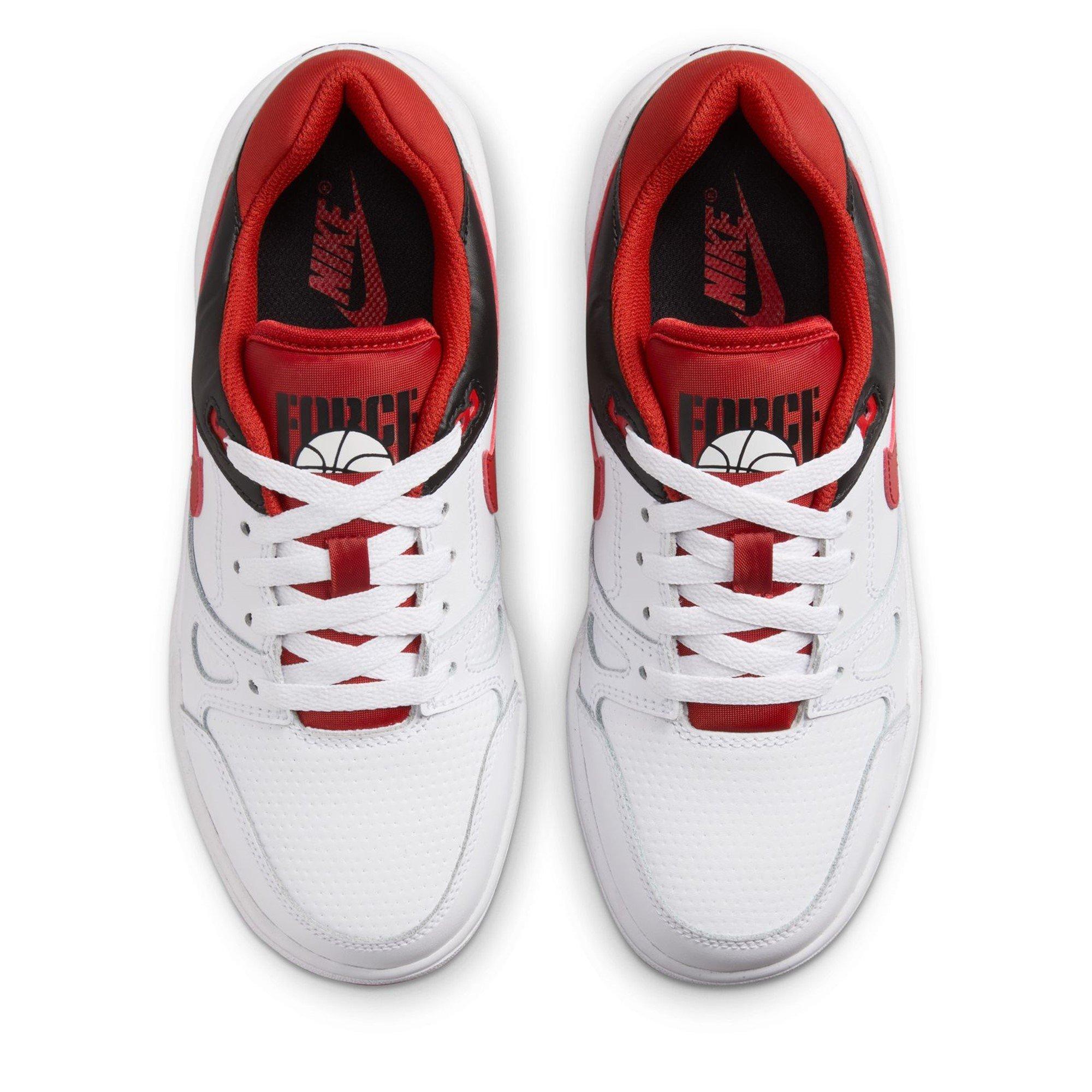 Hvid/Rød - Nike - Full Force Shoes Juniors - 5