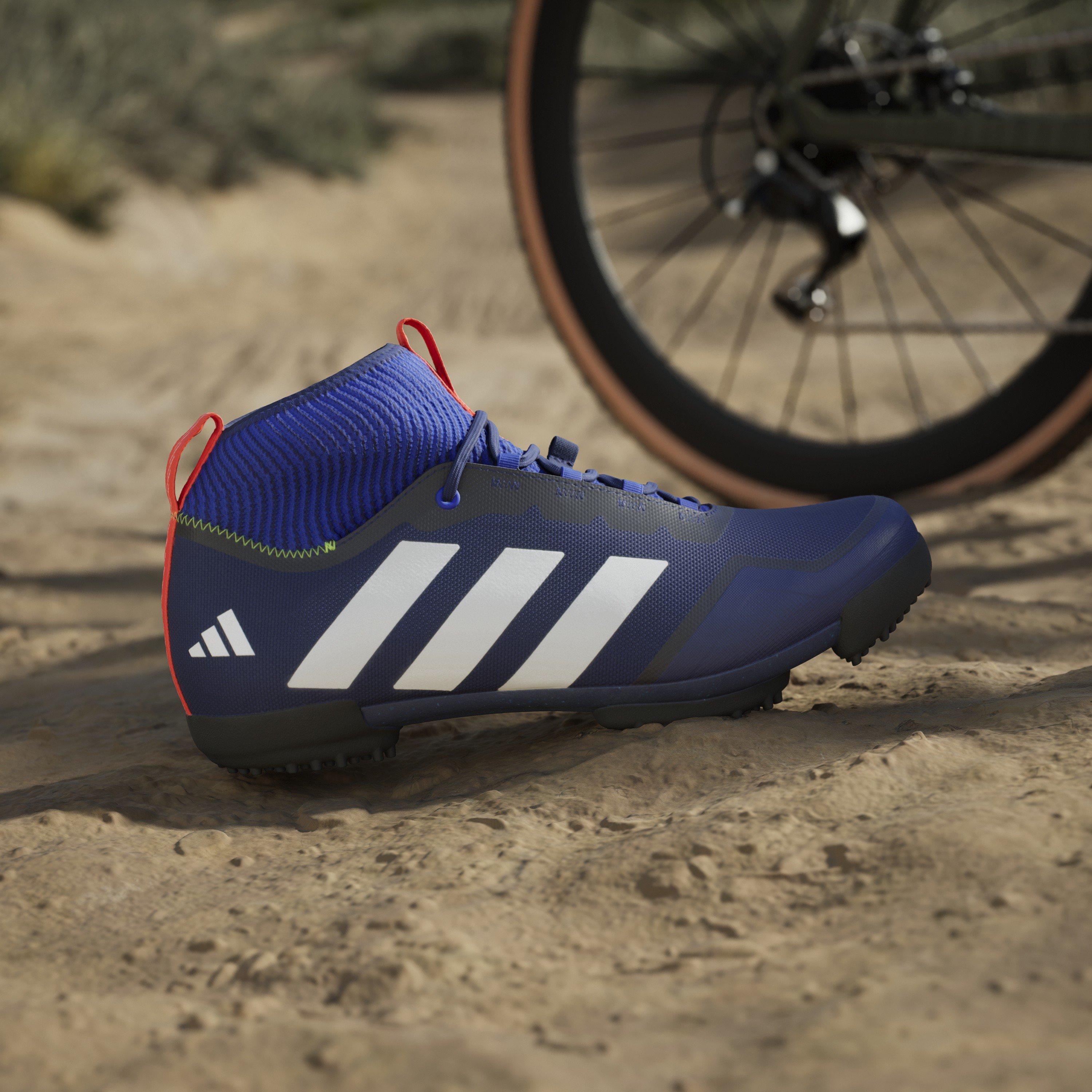 Dark Blue/Ftwr - adidas - The Gravel Shoes 2.0 Road Cycling Shoes Childrens - 12