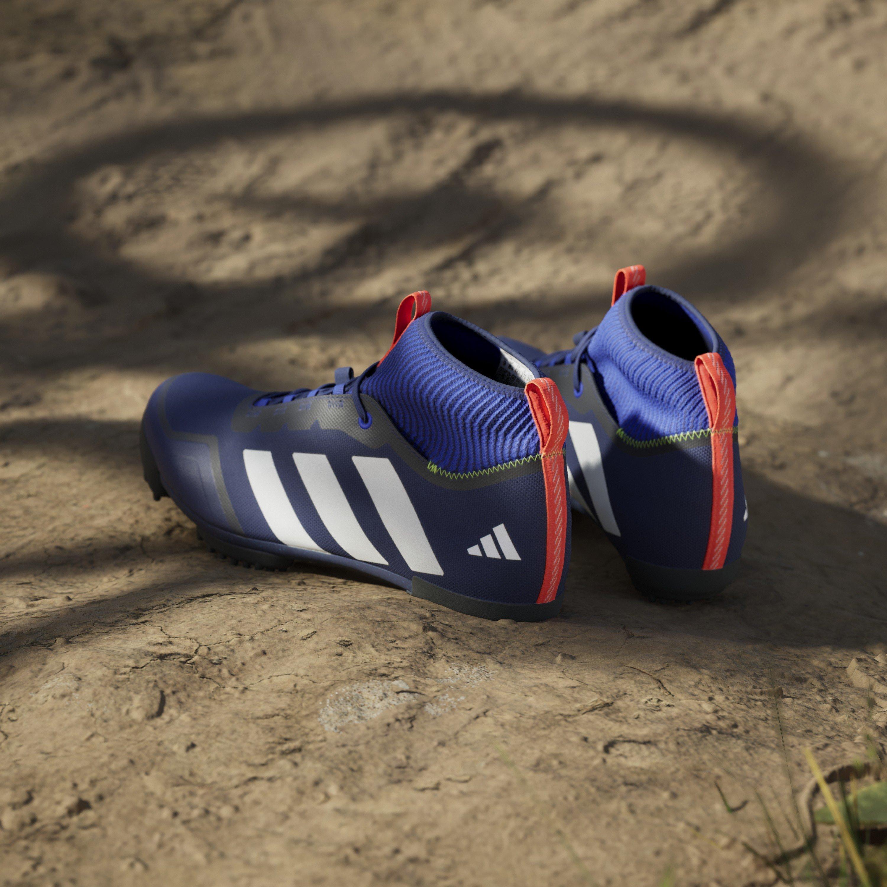 Dark Blue/Ftwr - adidas - The Gravel Shoes 2.0 Road Cycling Shoes Childrens - 15