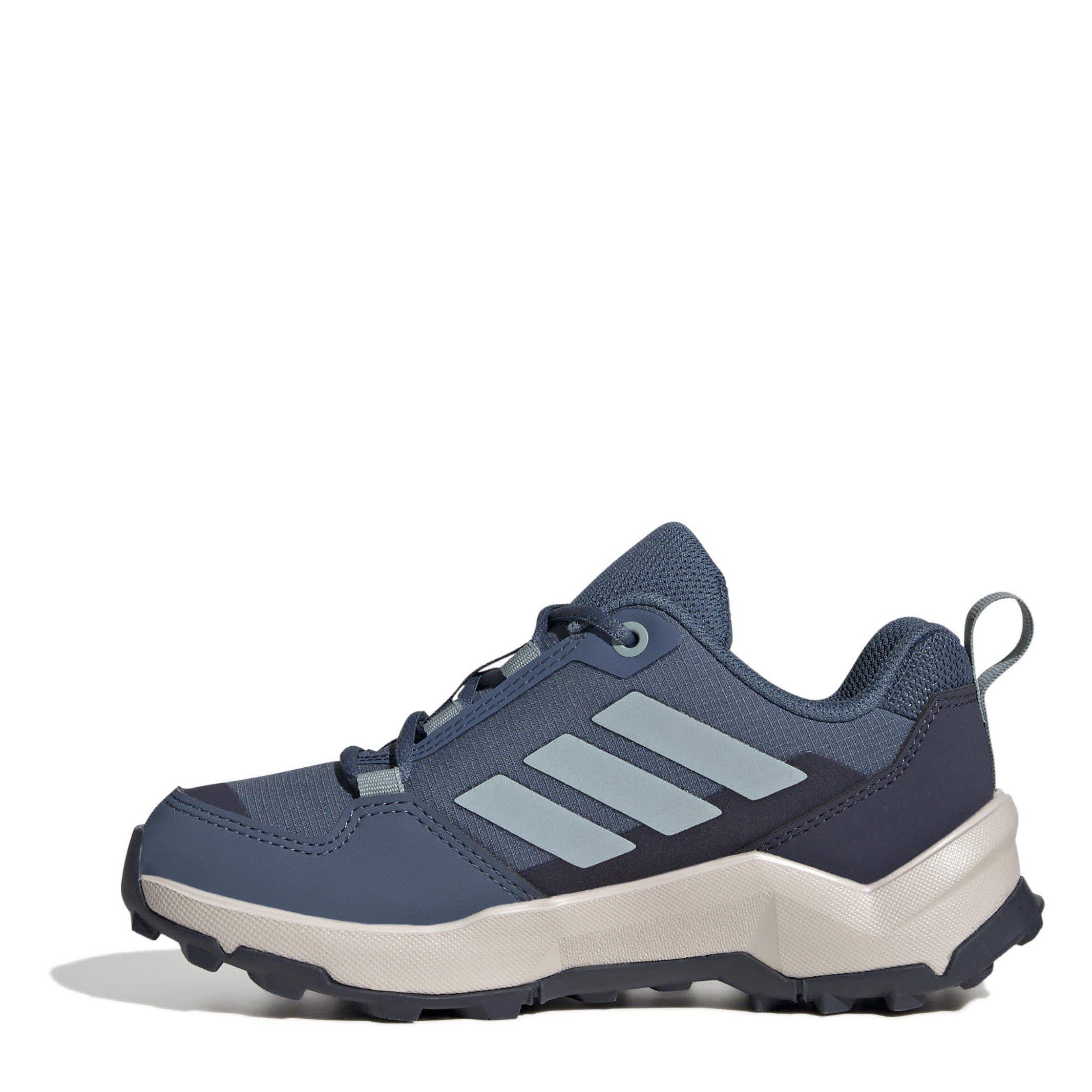 Stel/Gry/Navy - adidas - Kids' Terrex Ax4r Non-Waterproof Hiking Shoes - 2