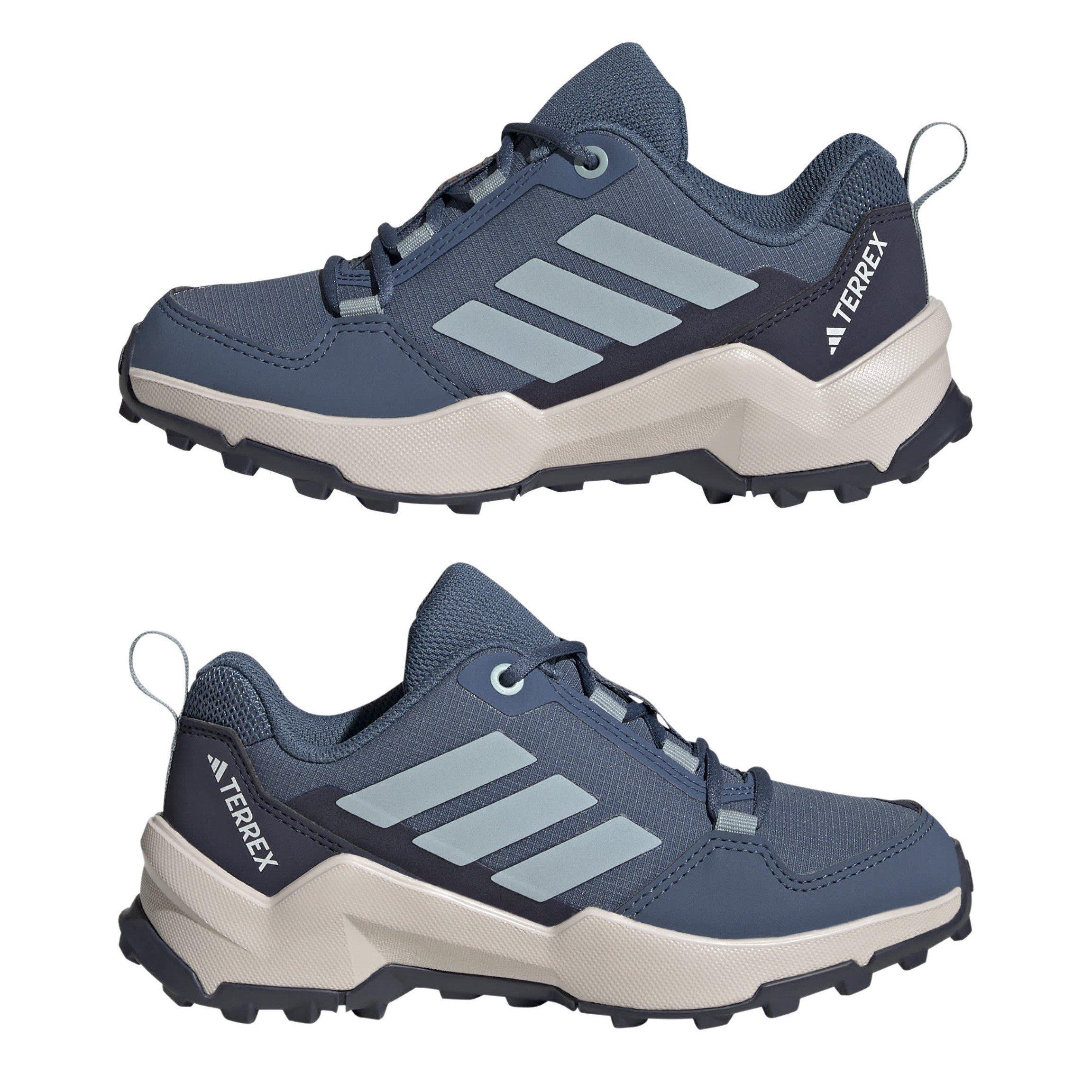 Stel/Gry/Navy - adidas - Kids' Terrex Ax4r Non-Waterproof Hiking Shoes - 9