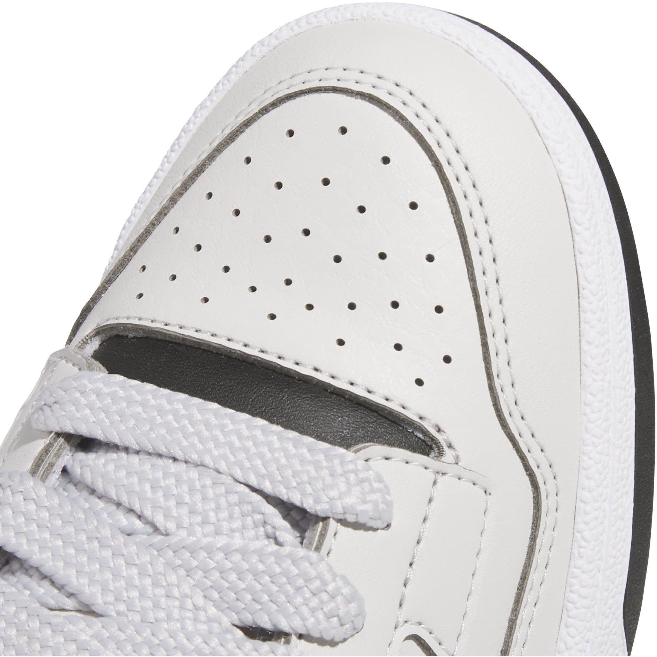 Grey/Blk/Red - adidas - Rapid Court Low Shoes Juniors - 8