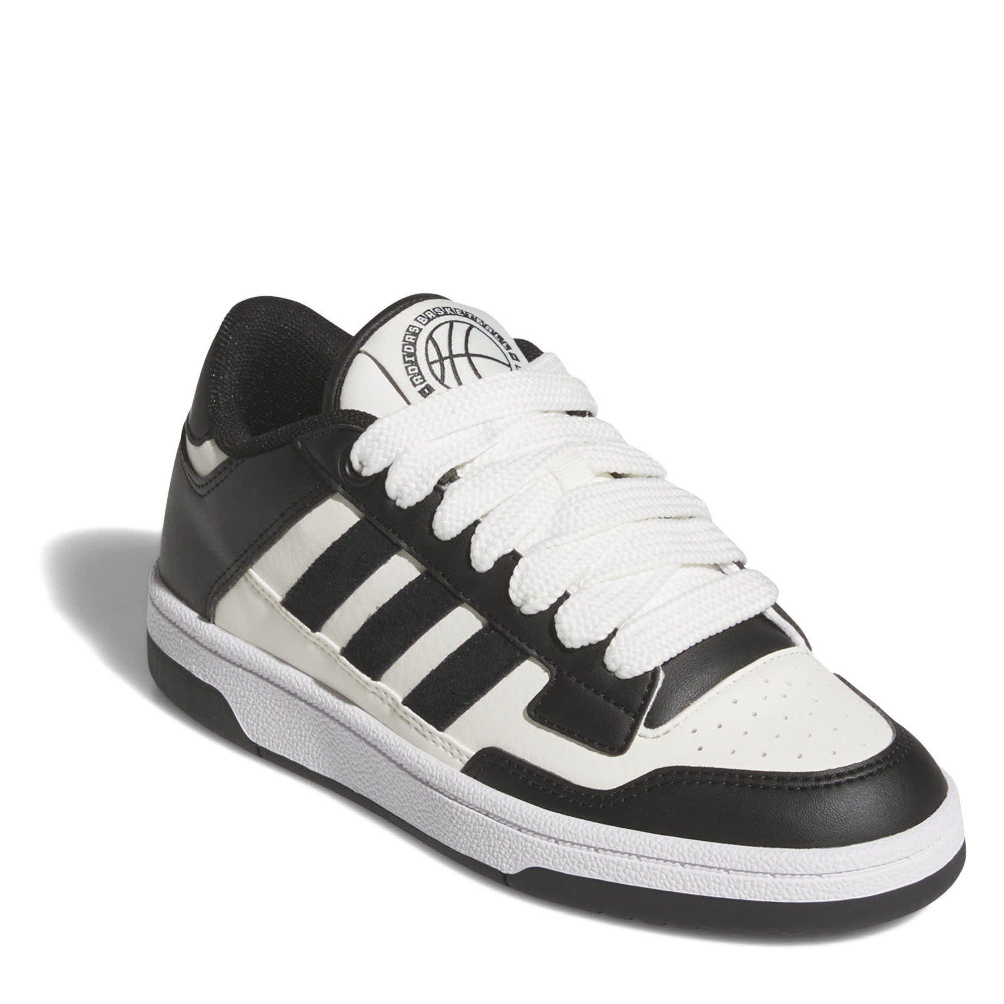 White/Black - adidas - Rapid Court Low Shoes Juniors - 3