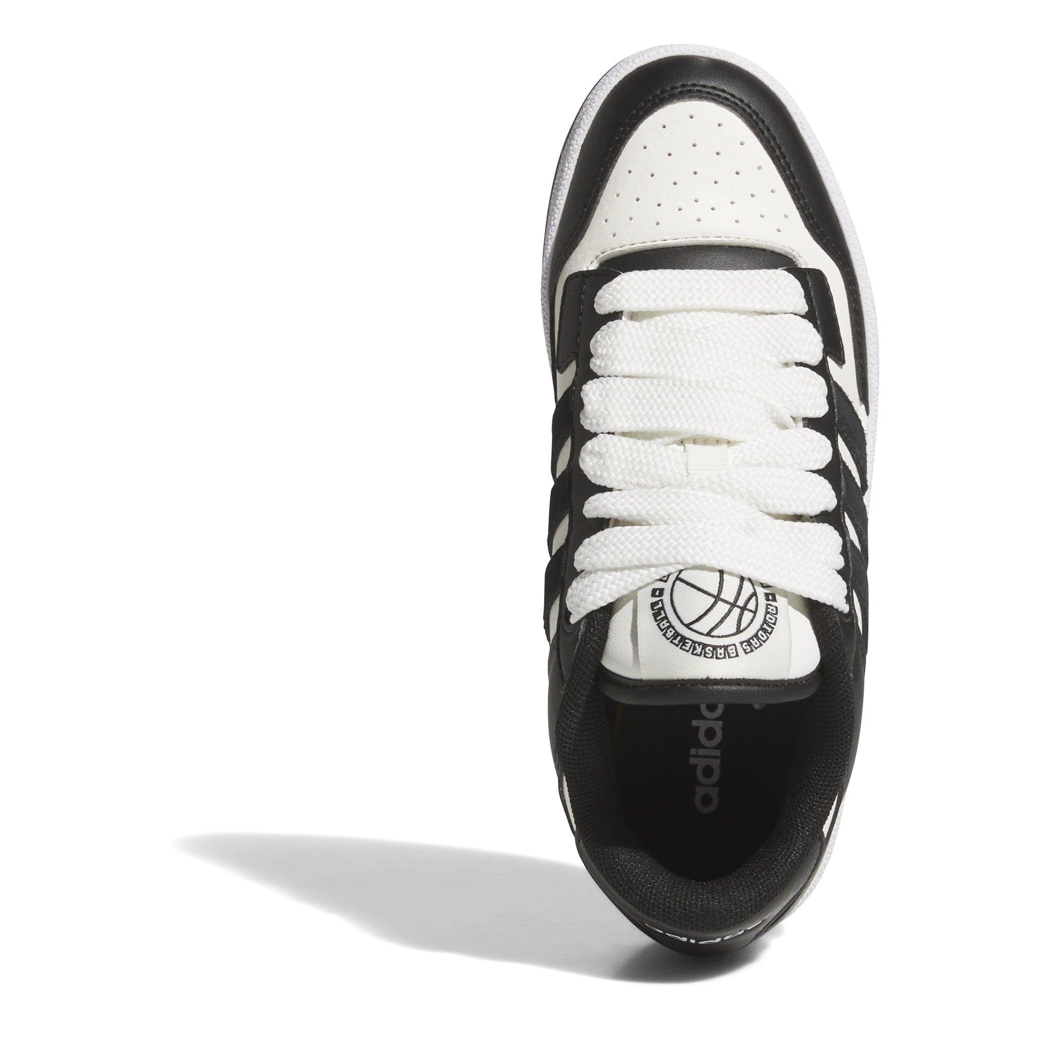 White/Black - adidas - Rapid Court Low Shoes Juniors - 5
