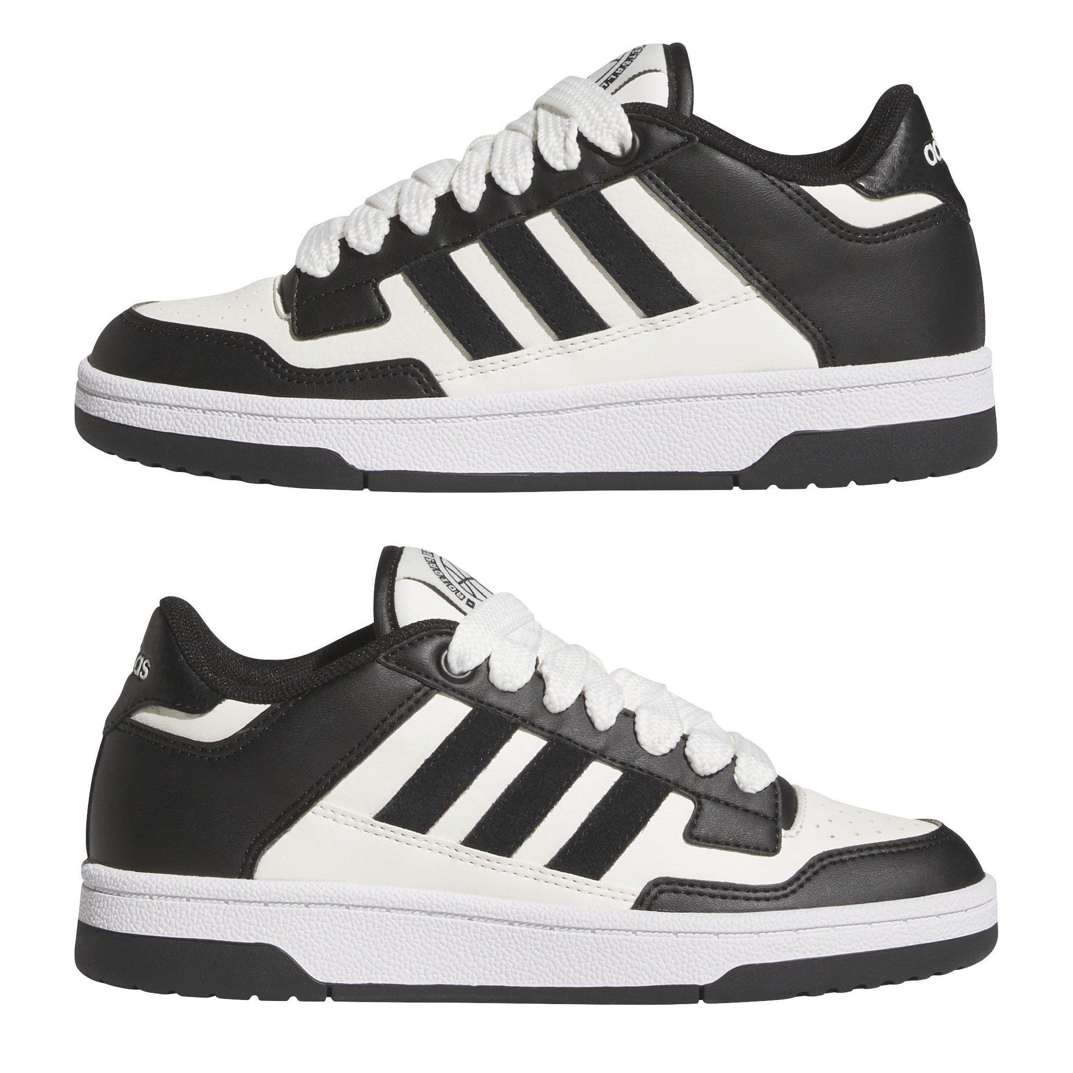 White/Black - adidas - Rapid Court Low Shoes Juniors - 9