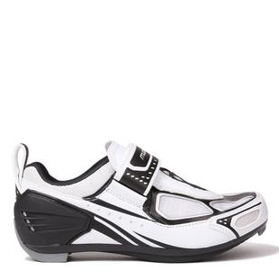 White/Black - Muddyfox - TRI 100 Junior Cycling Shoes - 1